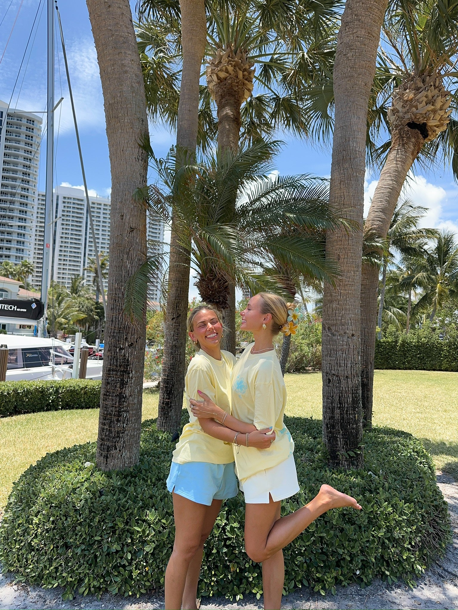 Banana Blue Tropical Comfort Colors Tee - Image 11