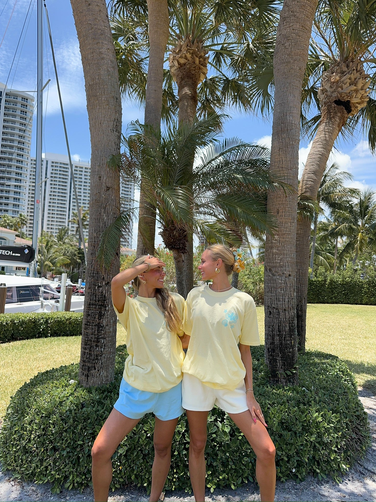 Banana Blue Tropical Comfort Colors Tee - Image 12