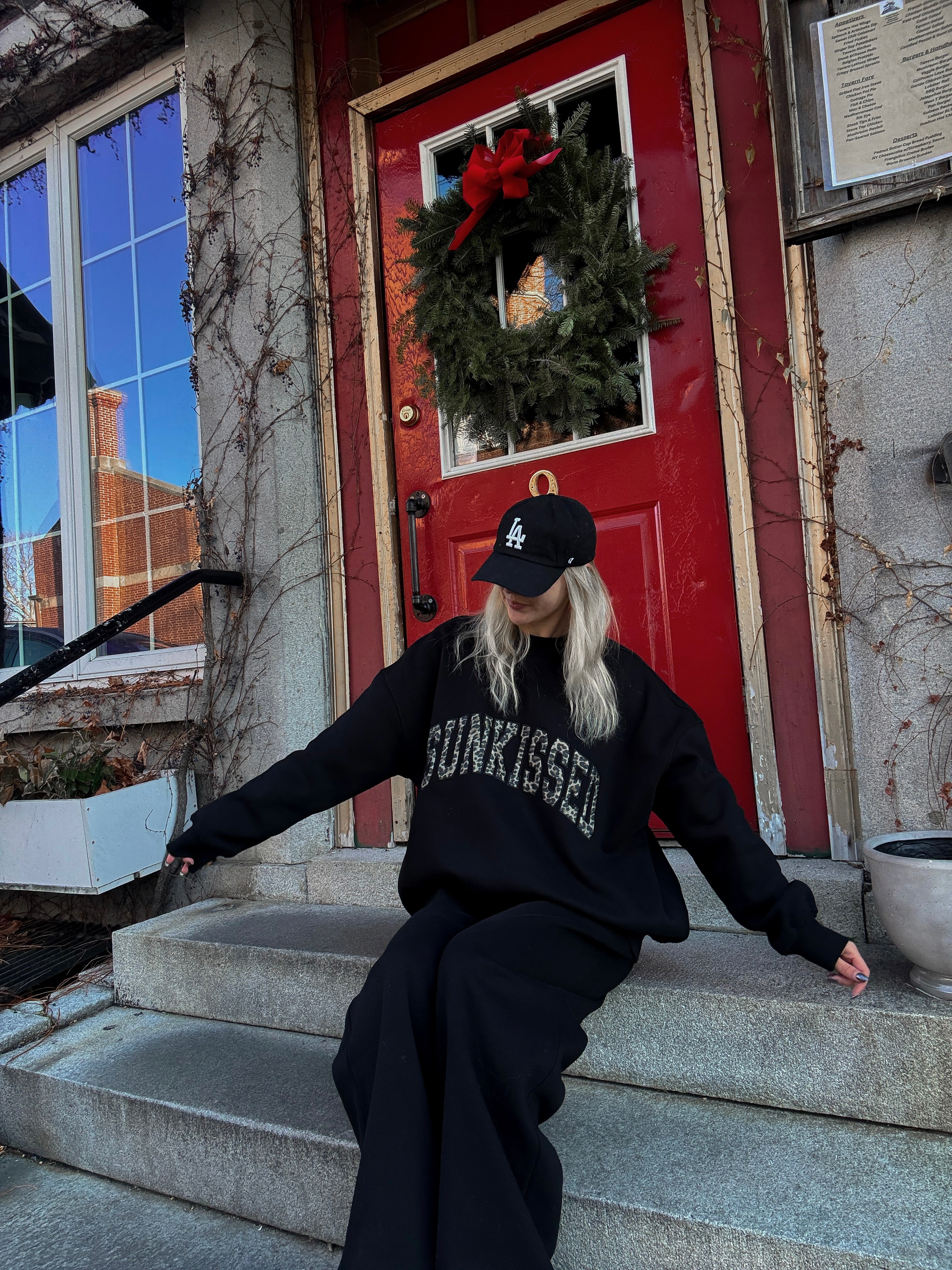 Black Sunkissed Leopard Print Embroider Sweatshirt - Image 12