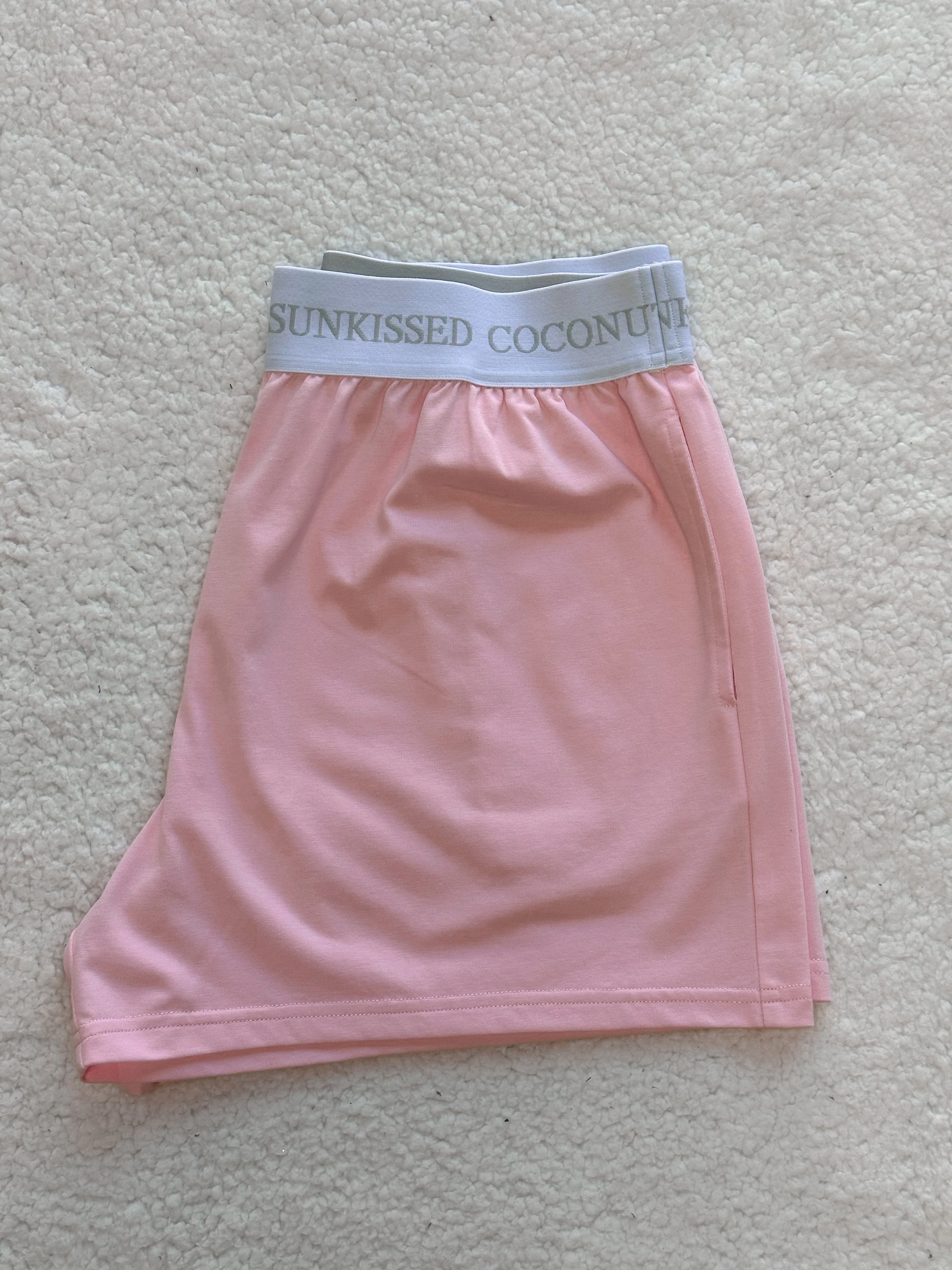 Blair Pink Basic Watercolor Shorts - Image 4