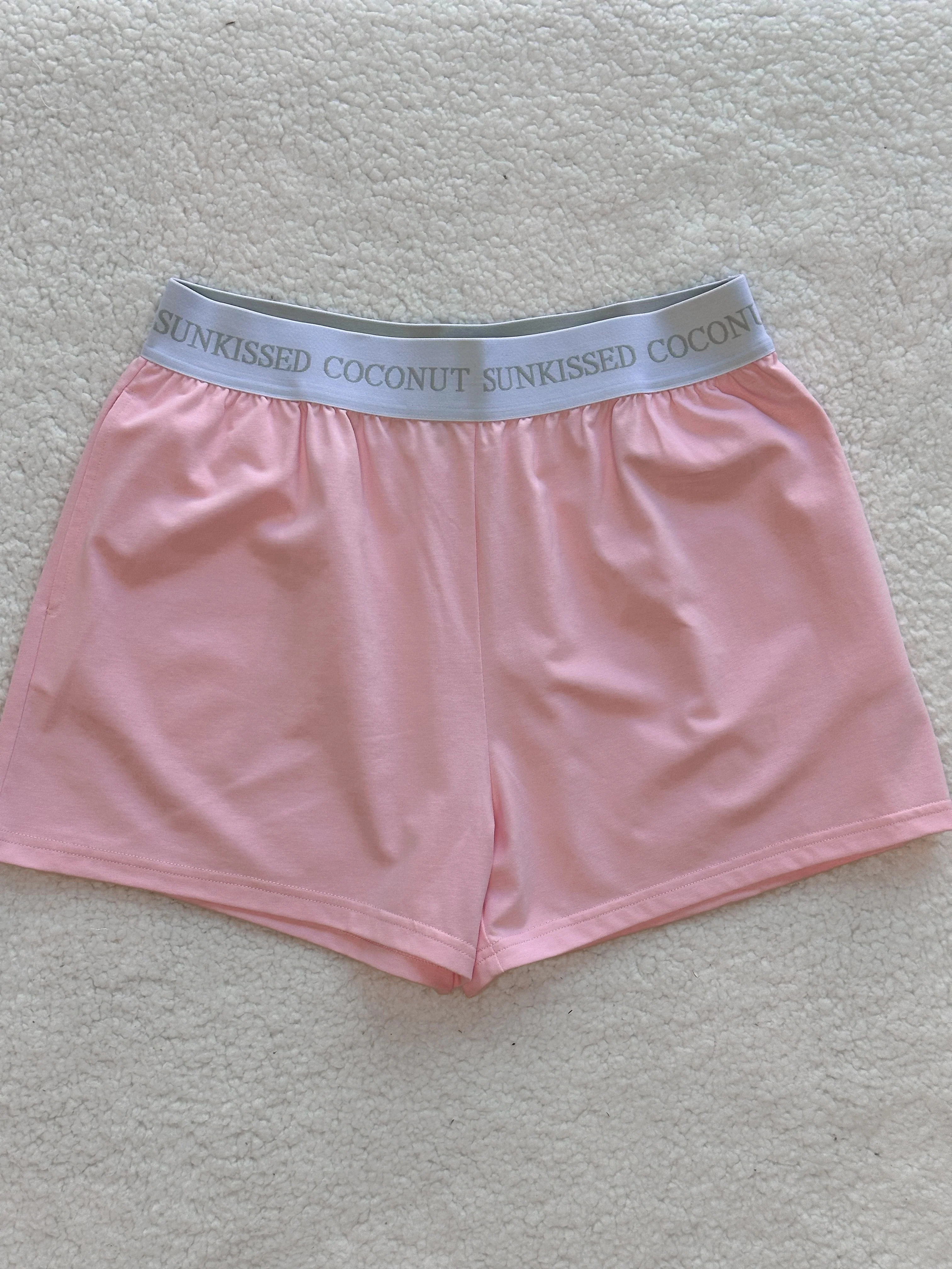 Blair Pink Basic Watercolor Shorts - Image 5