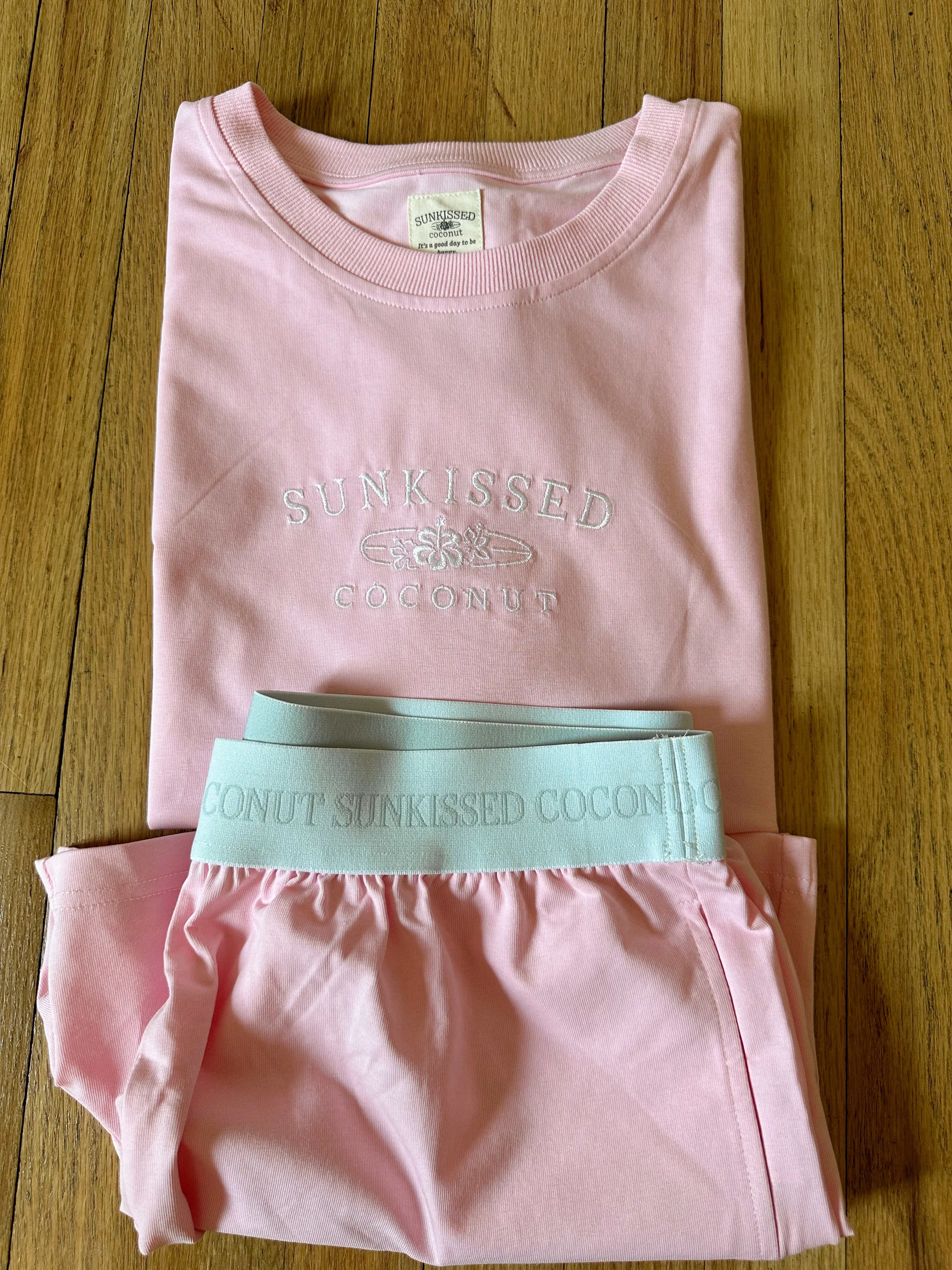 Blair Pink Basic Watercolor Shorts - Image 8