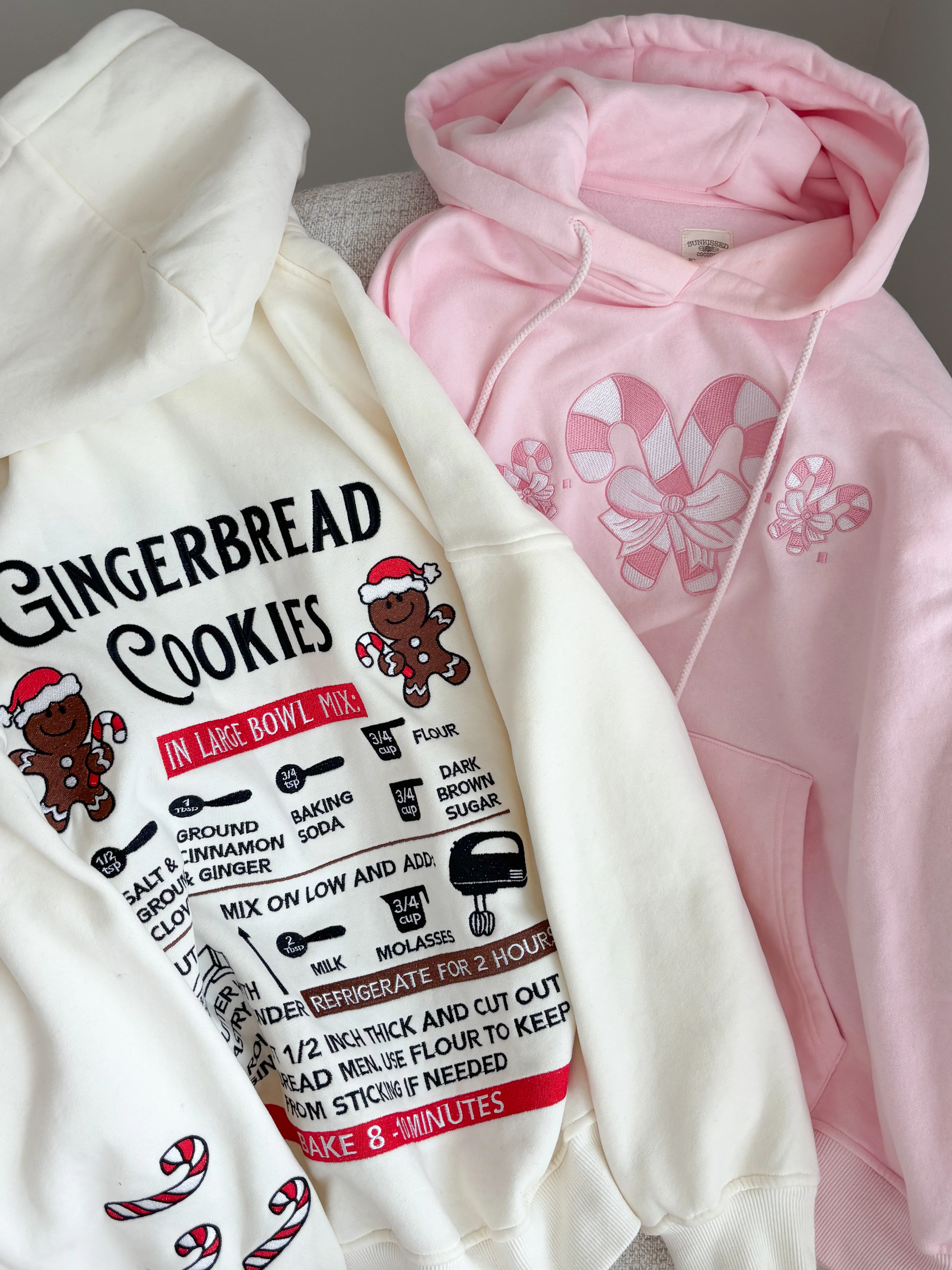 Light Pink Candy Cane Wonderland Hoodie - Image 17