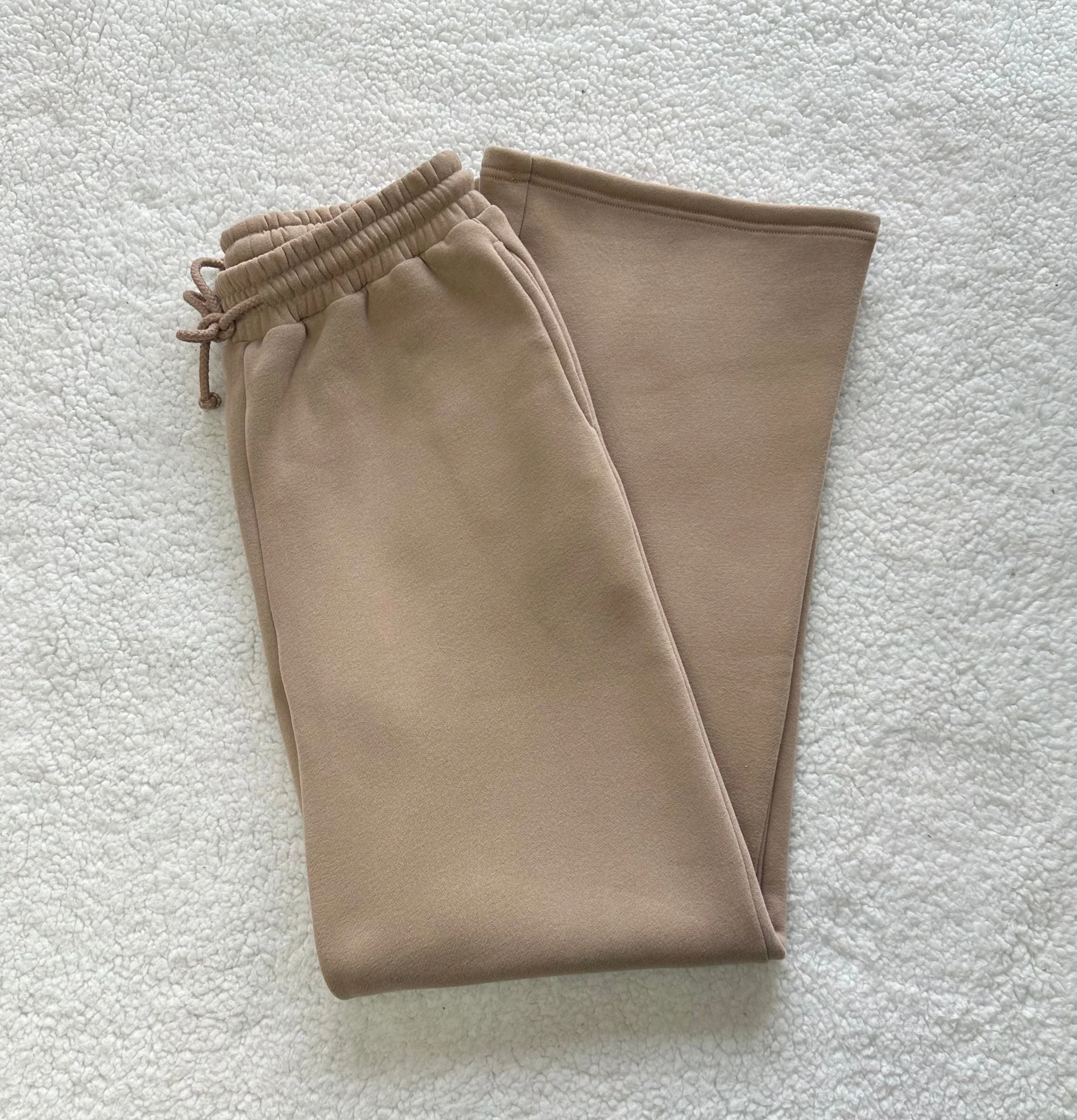 Cappuccino Basic Blank Flare Sweatpants - Image 3