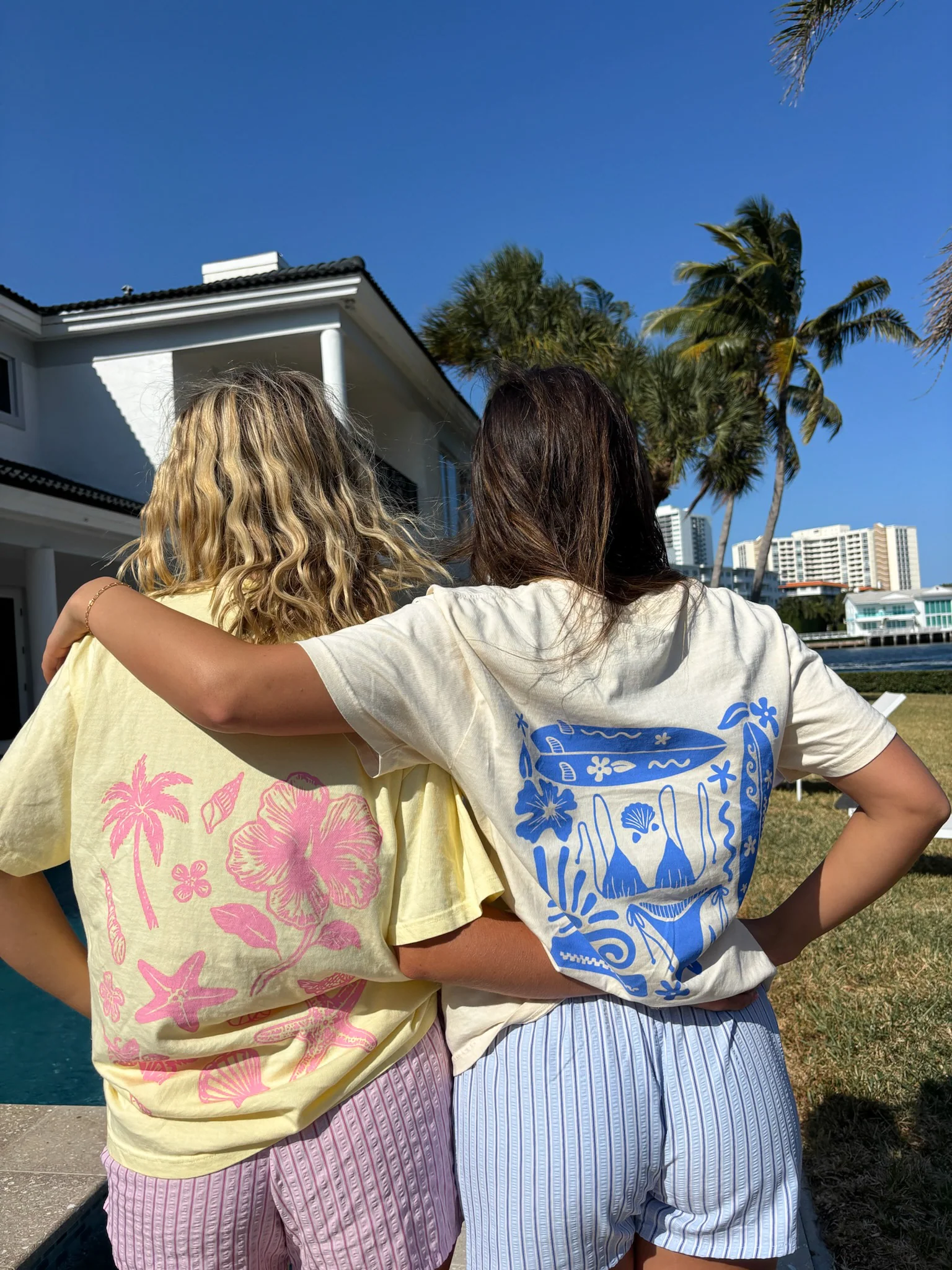 Ivory Blue Swim And Surf Comfort Colors Tee - Image 5