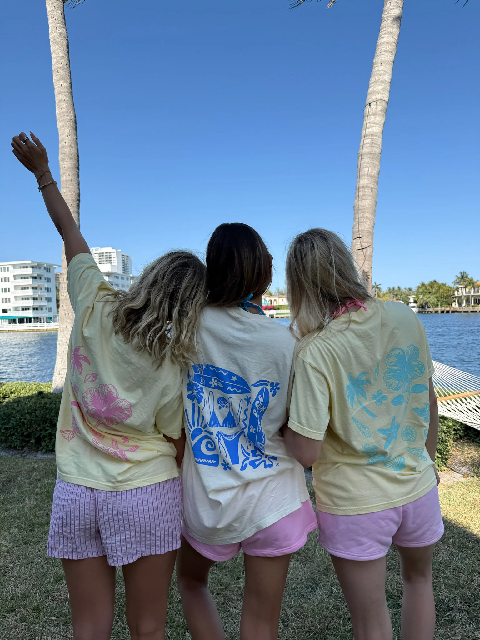 Ivory Blue Swim And Surf Comfort Colors Tee - Image 8