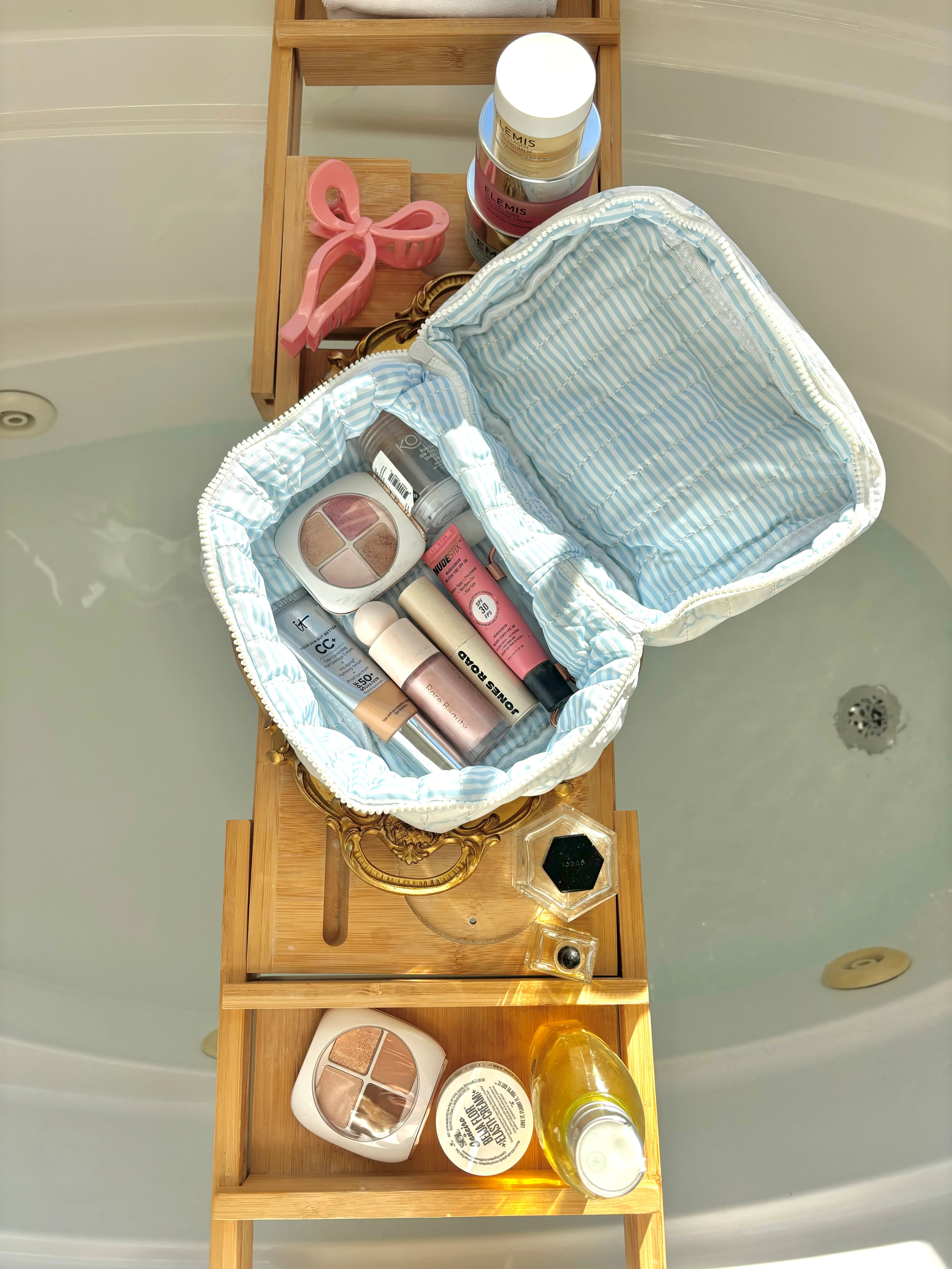 Coquette Ribbon Handmade Makeup Bag - Image 2