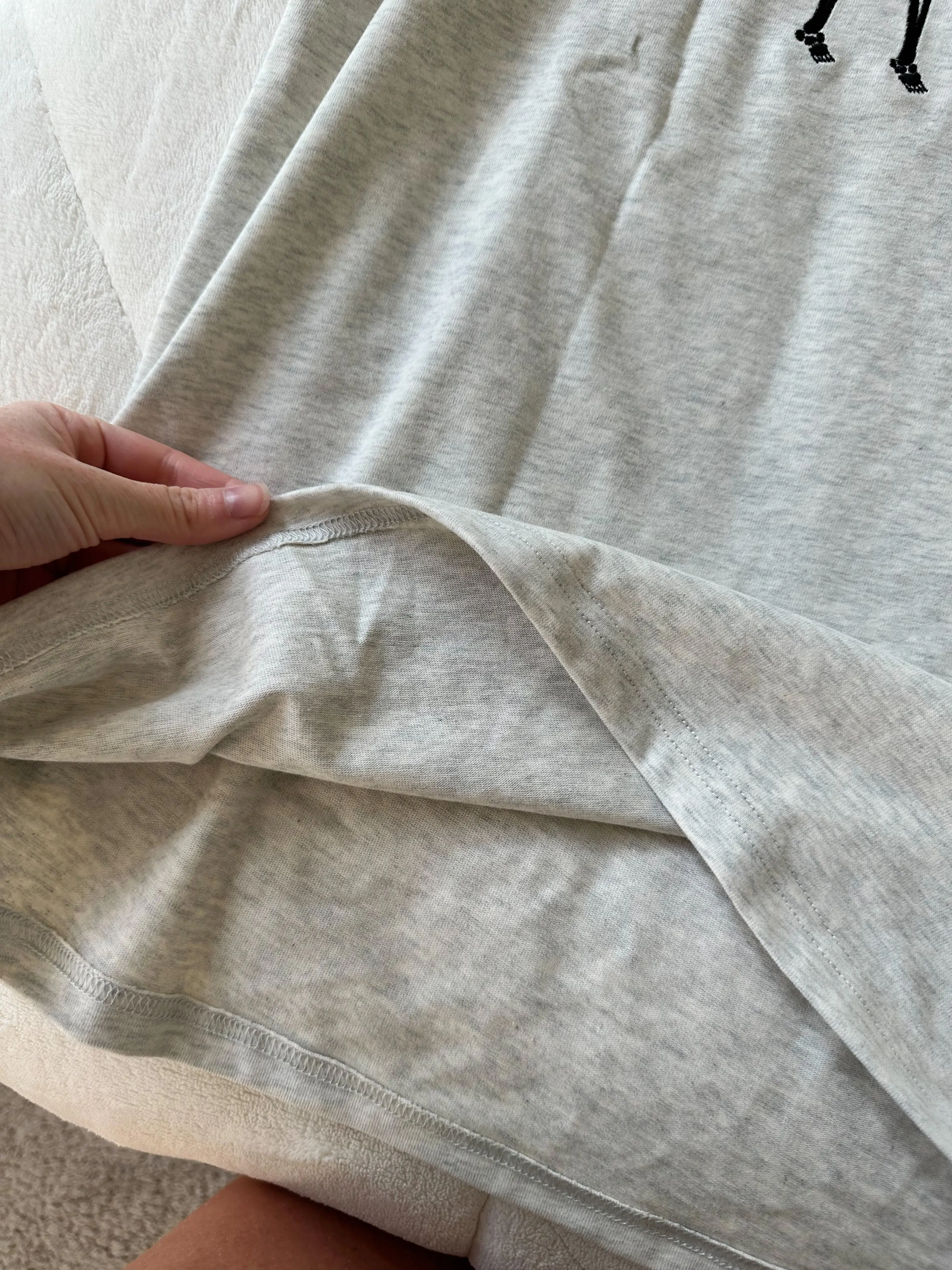 EMBROIDER SKELETON TEE - Image 7