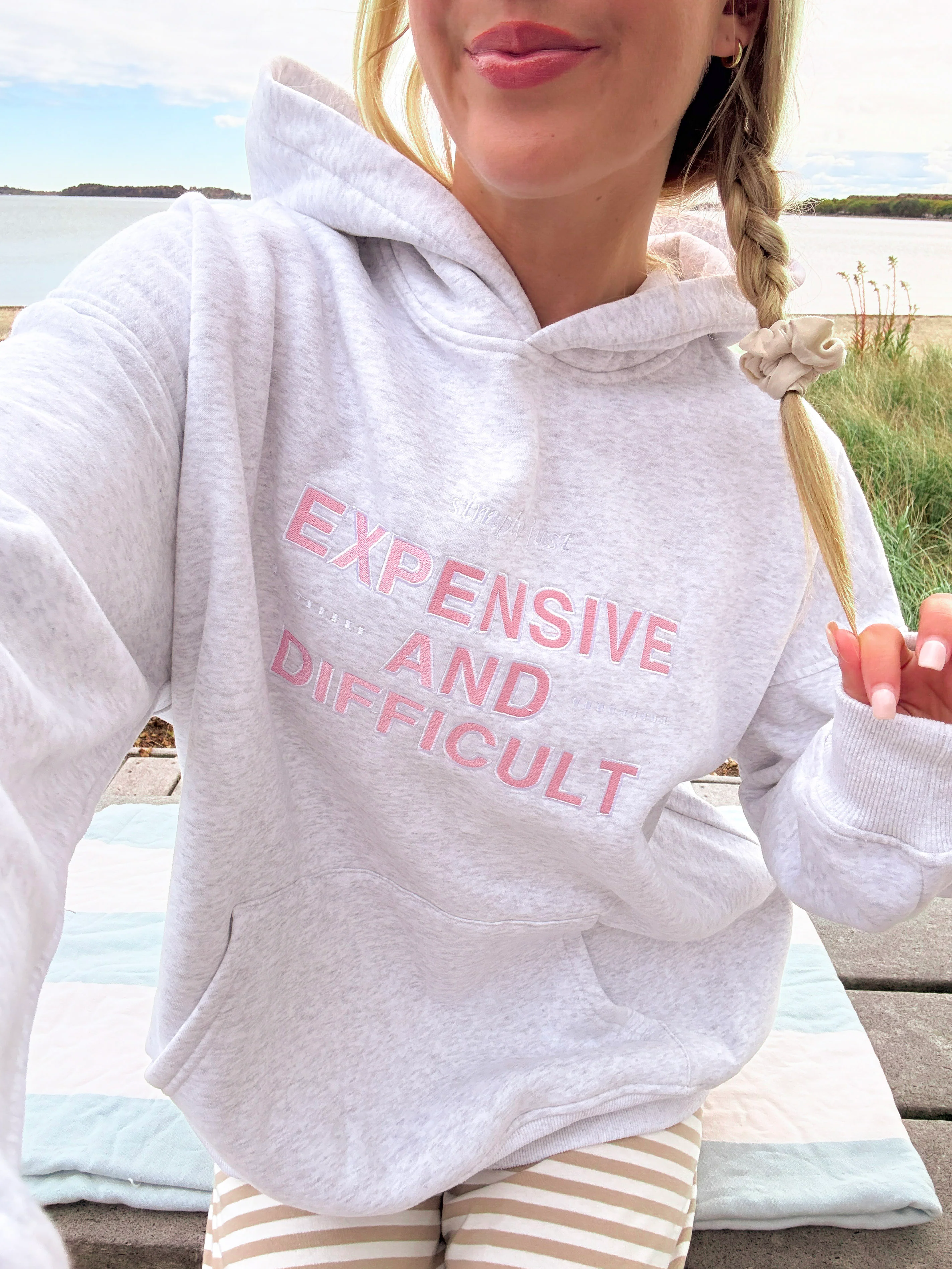 Expensive And Difficult Embroider Hoodie - Image 2