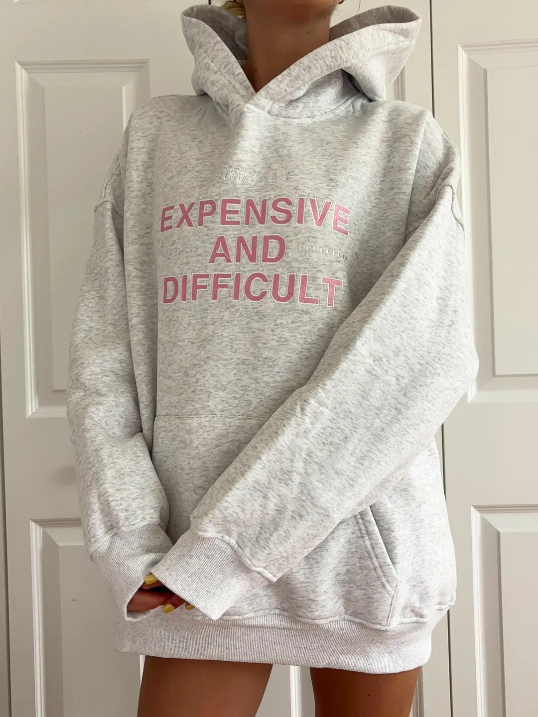 Expensive And Difficult Embroider Hoodie - Image 3