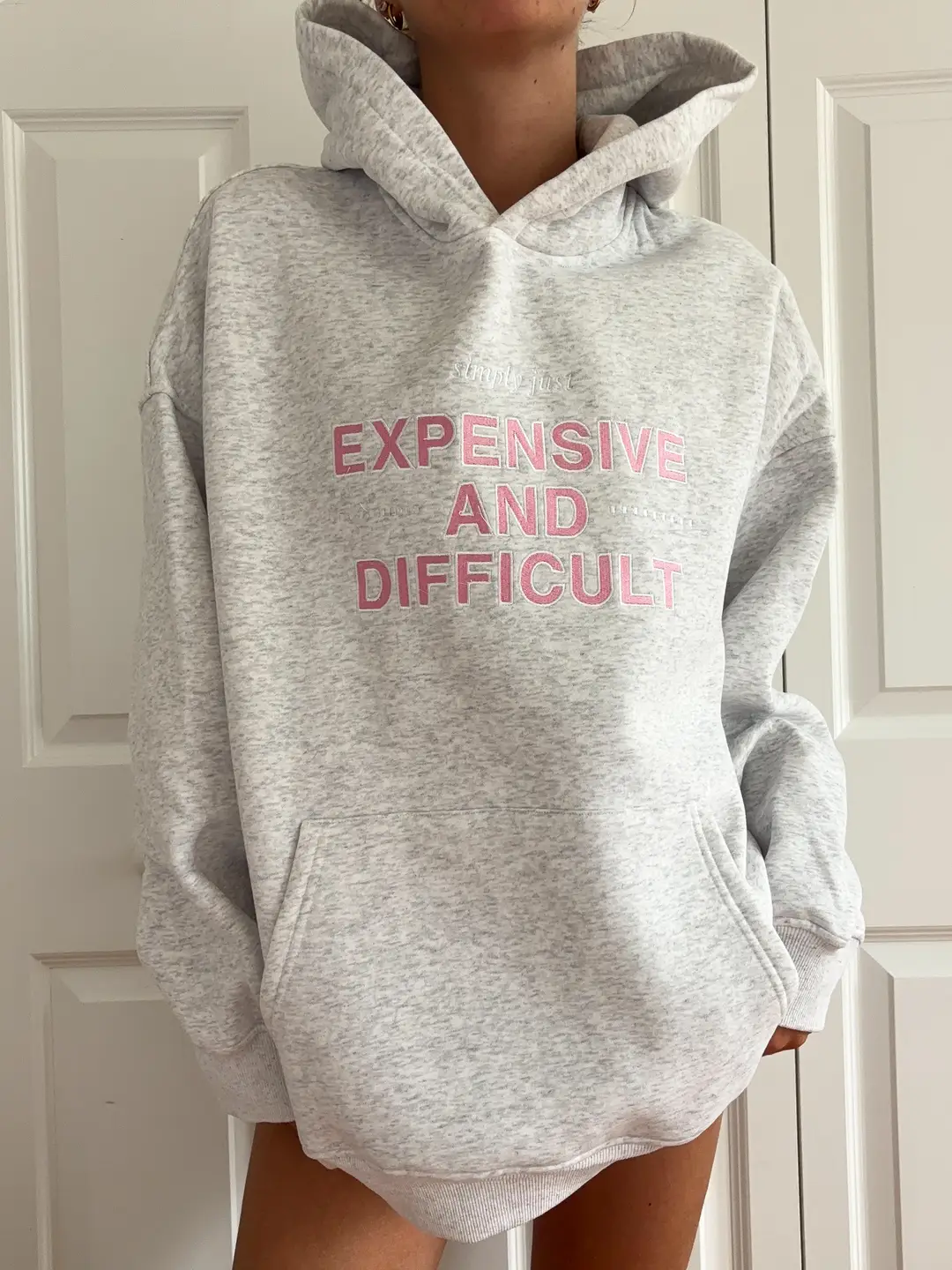 Expensive And Difficult Embroider Hoodie - Image 5