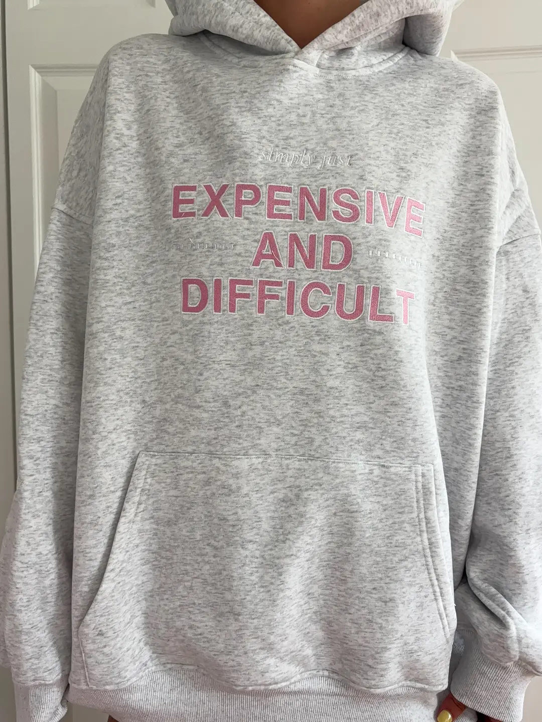 Expensive And Difficult Embroider Hoodie - Image 7