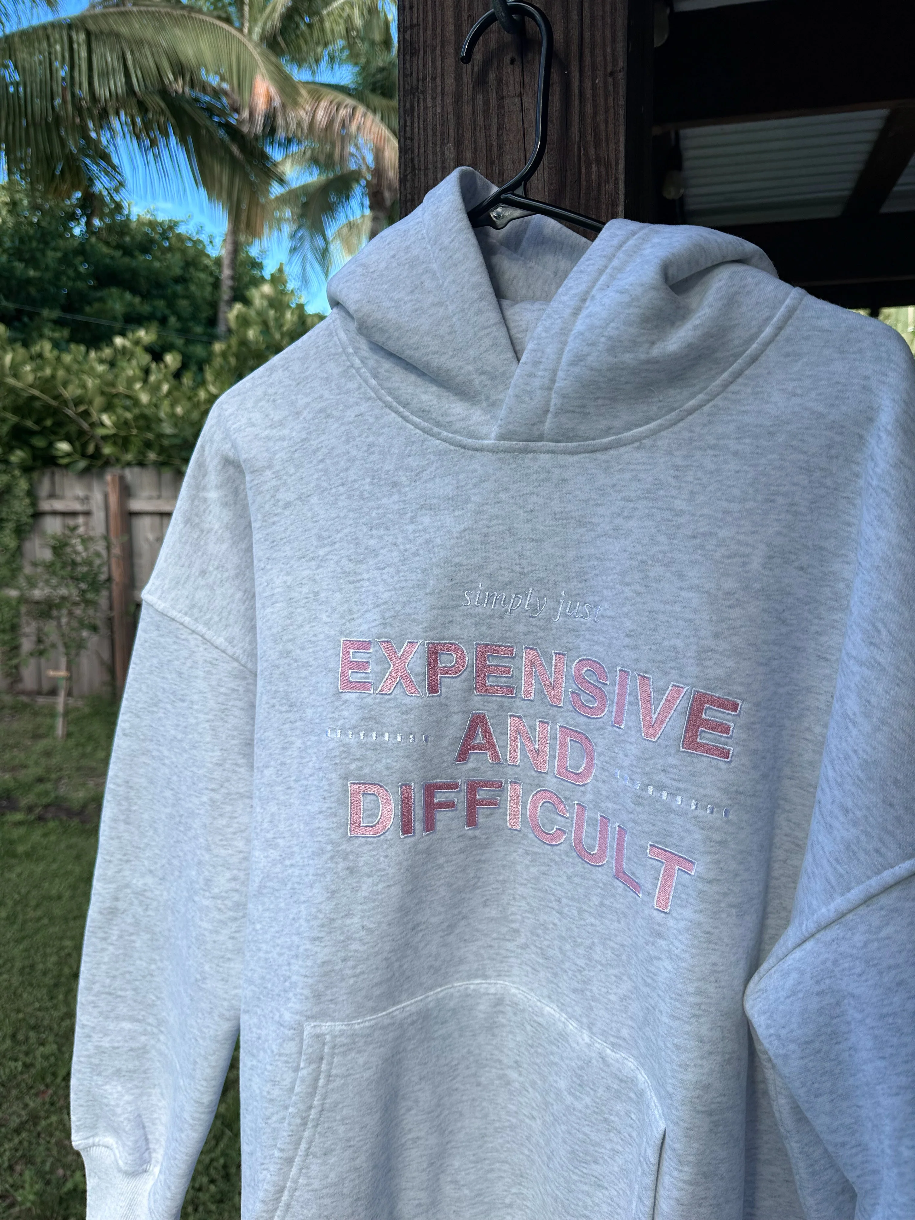 Expensive And Difficult Embroider Hoodie - Image 9