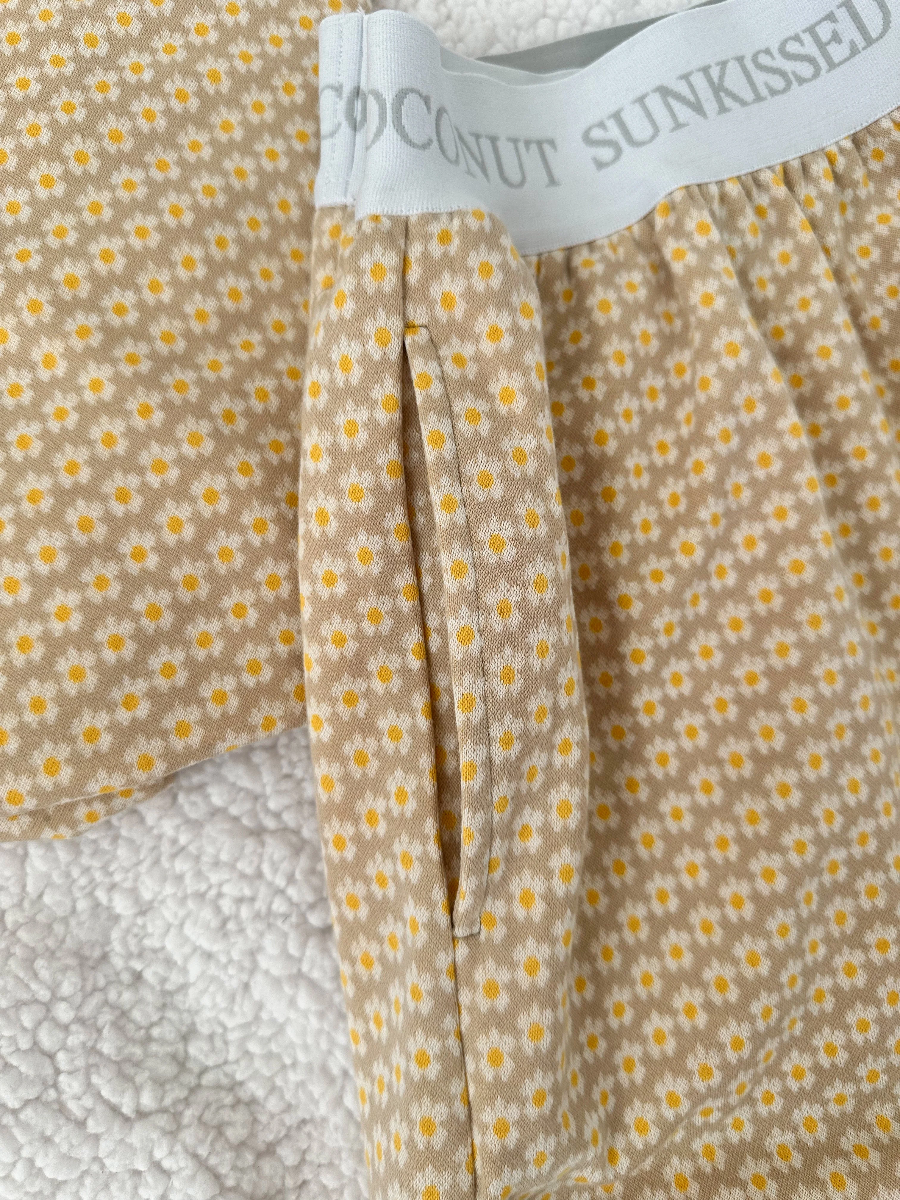 BoHo Floral Short Sleeve Pajama Top - Image 5