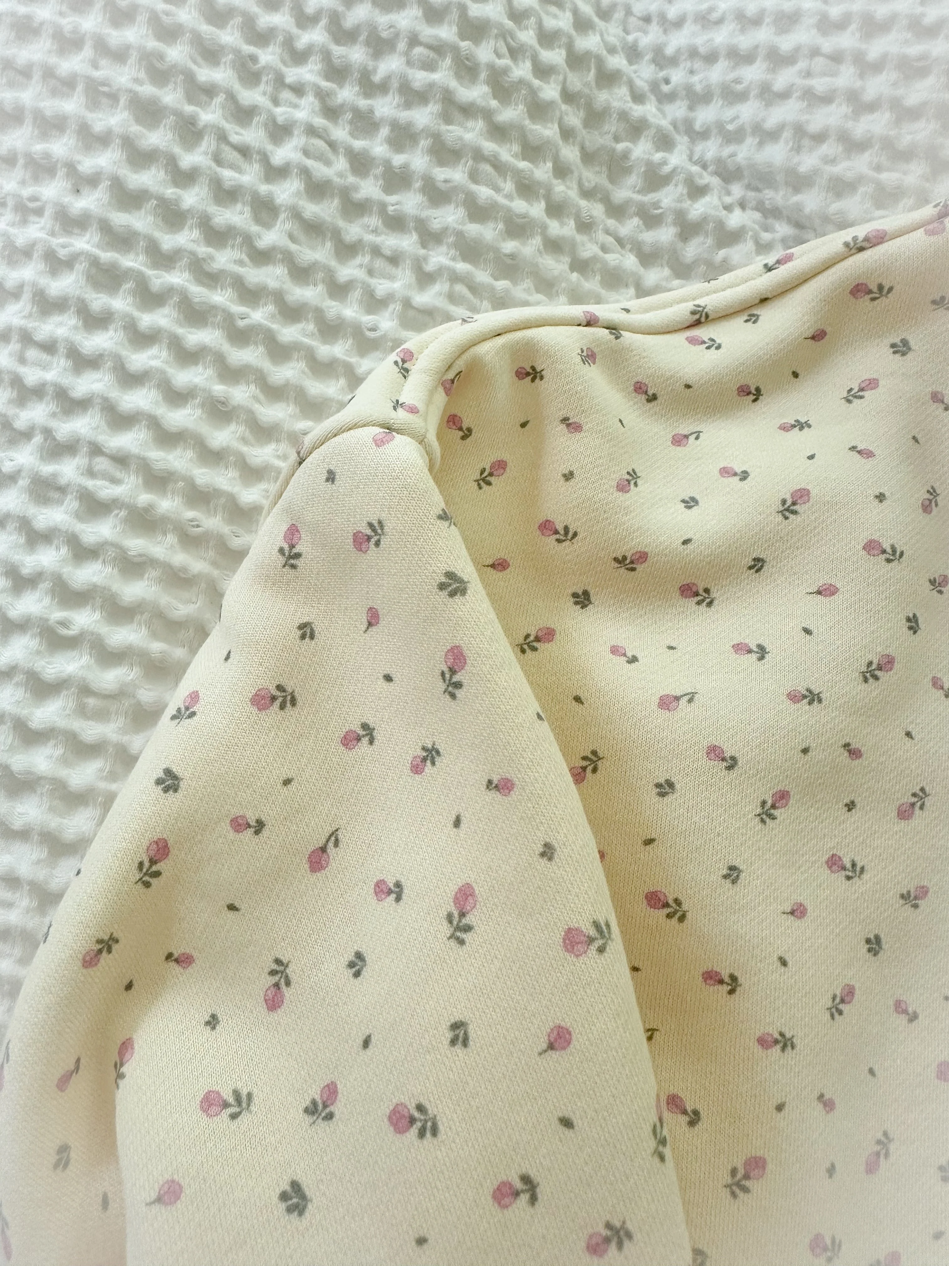 Toasted Cream Roses Embroider Sweatshirt - Image 5