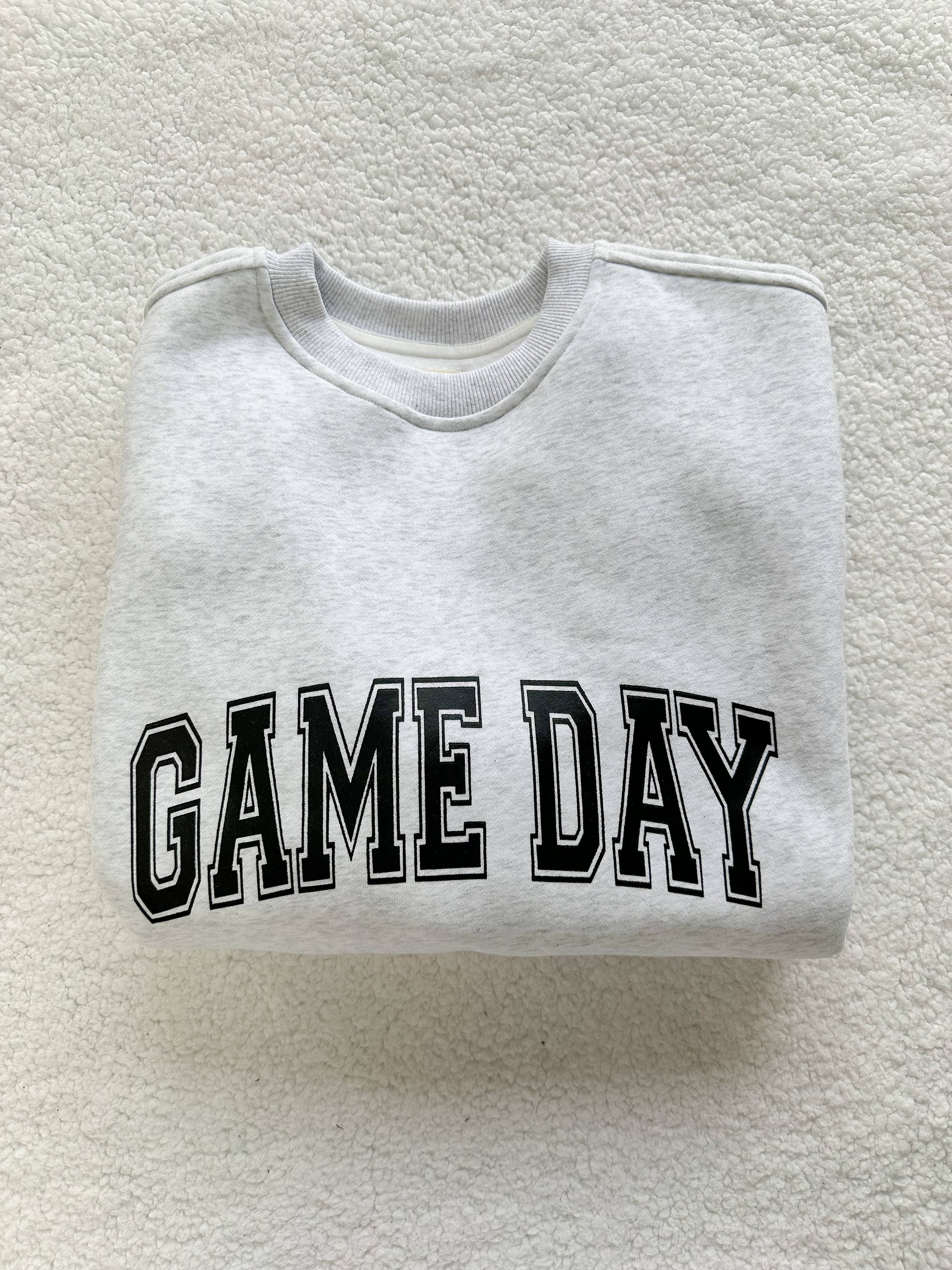 Game Day Embroider Football Bows Sweatshirt - Image 3