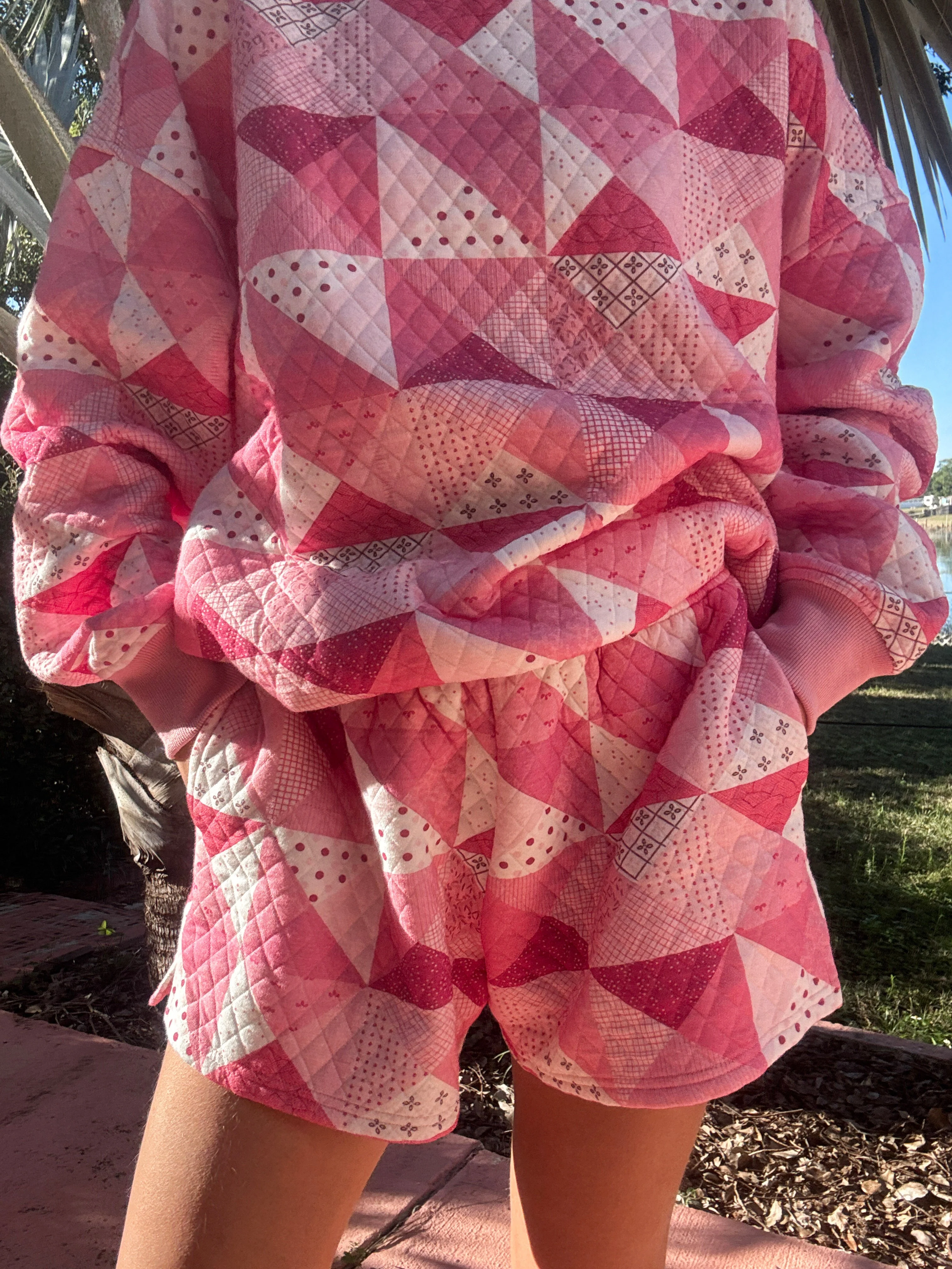 Gemma Patchwork Quilted Shorts