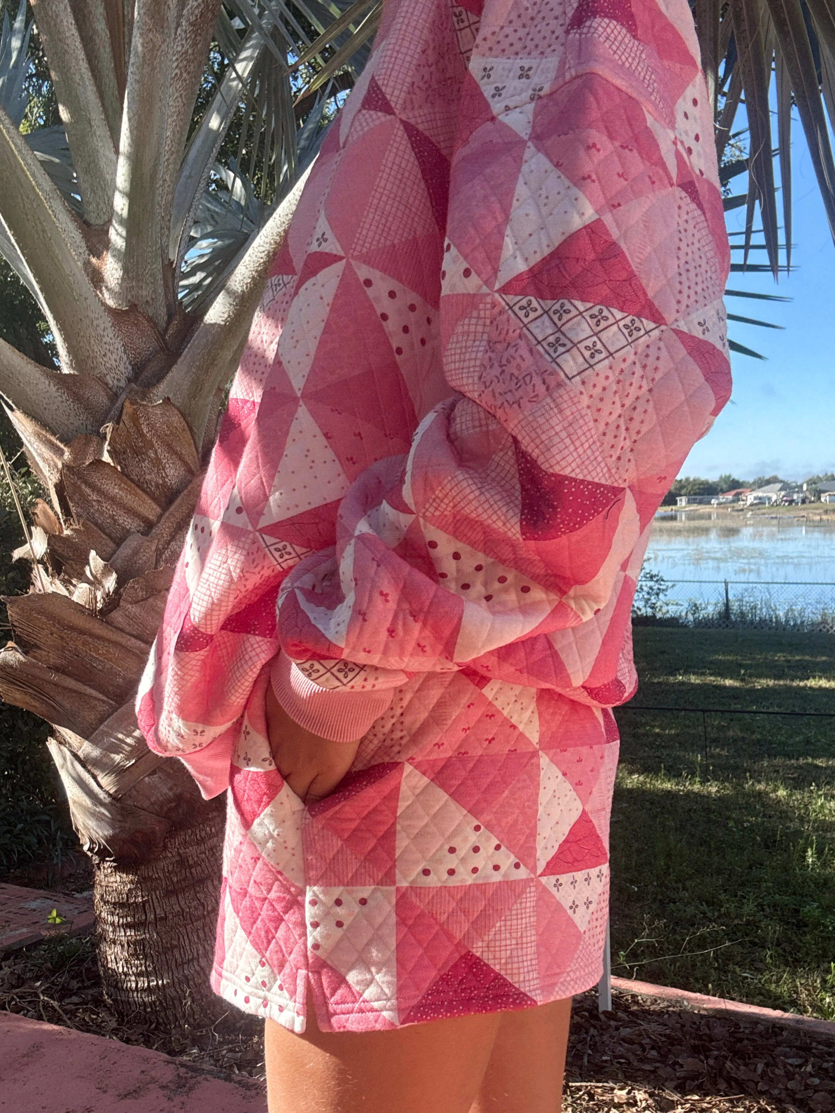 Gemma Patchwork Quilted Shorts - Image 2