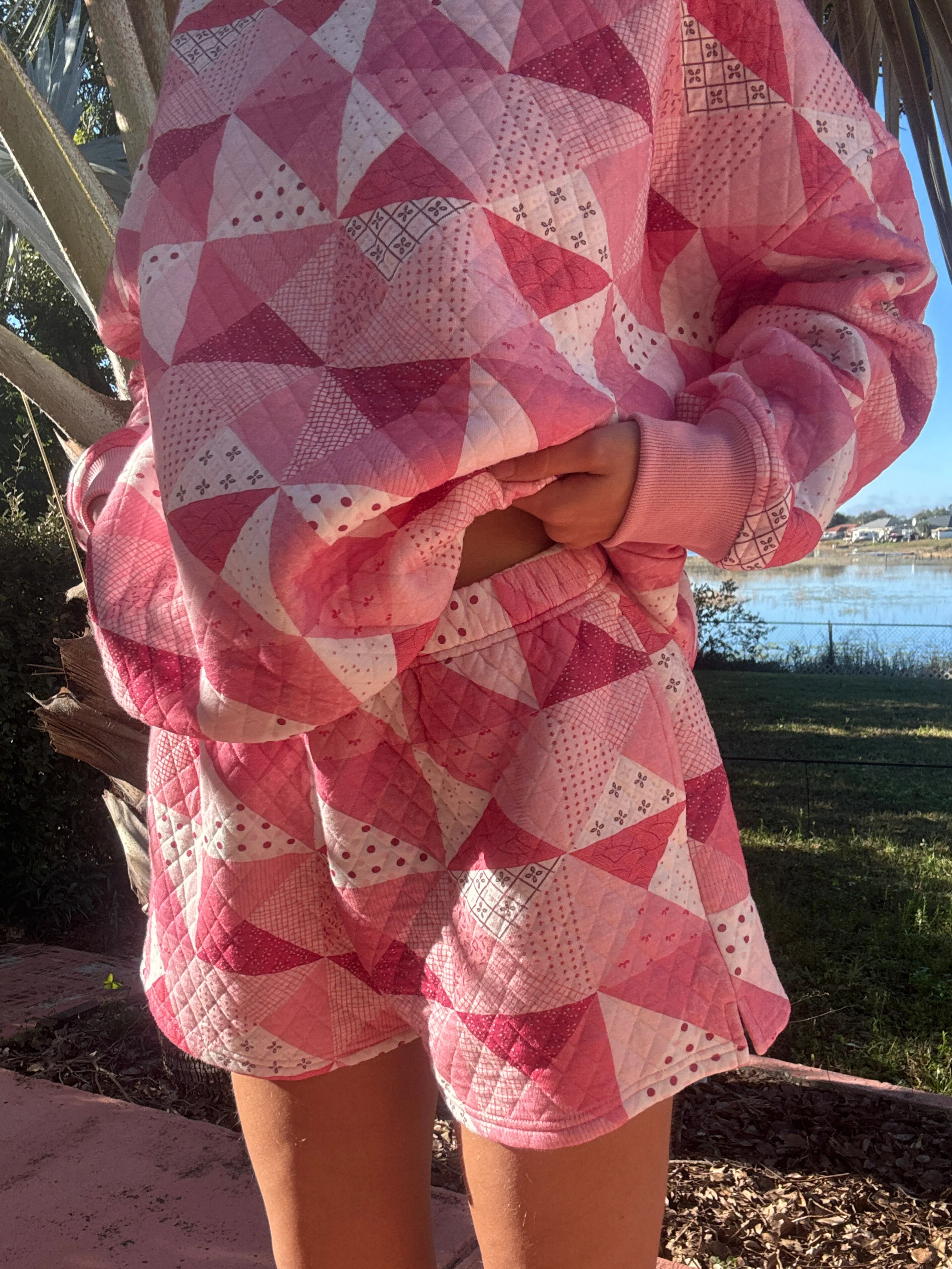 Gemma Patchwork Quilted Shorts - Image 6