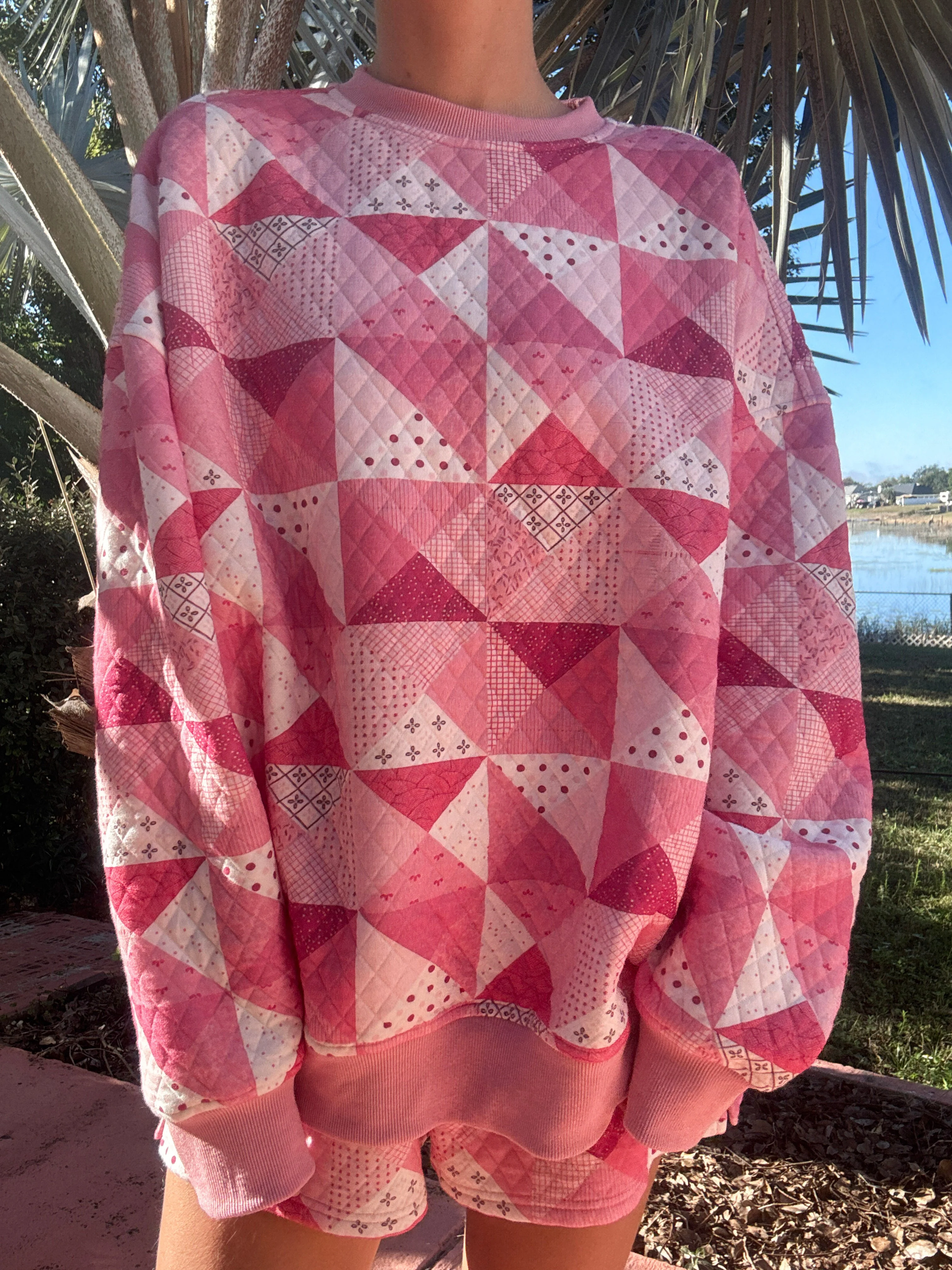 Gemma Quilted Patchwork Sweatshirt - Image 2