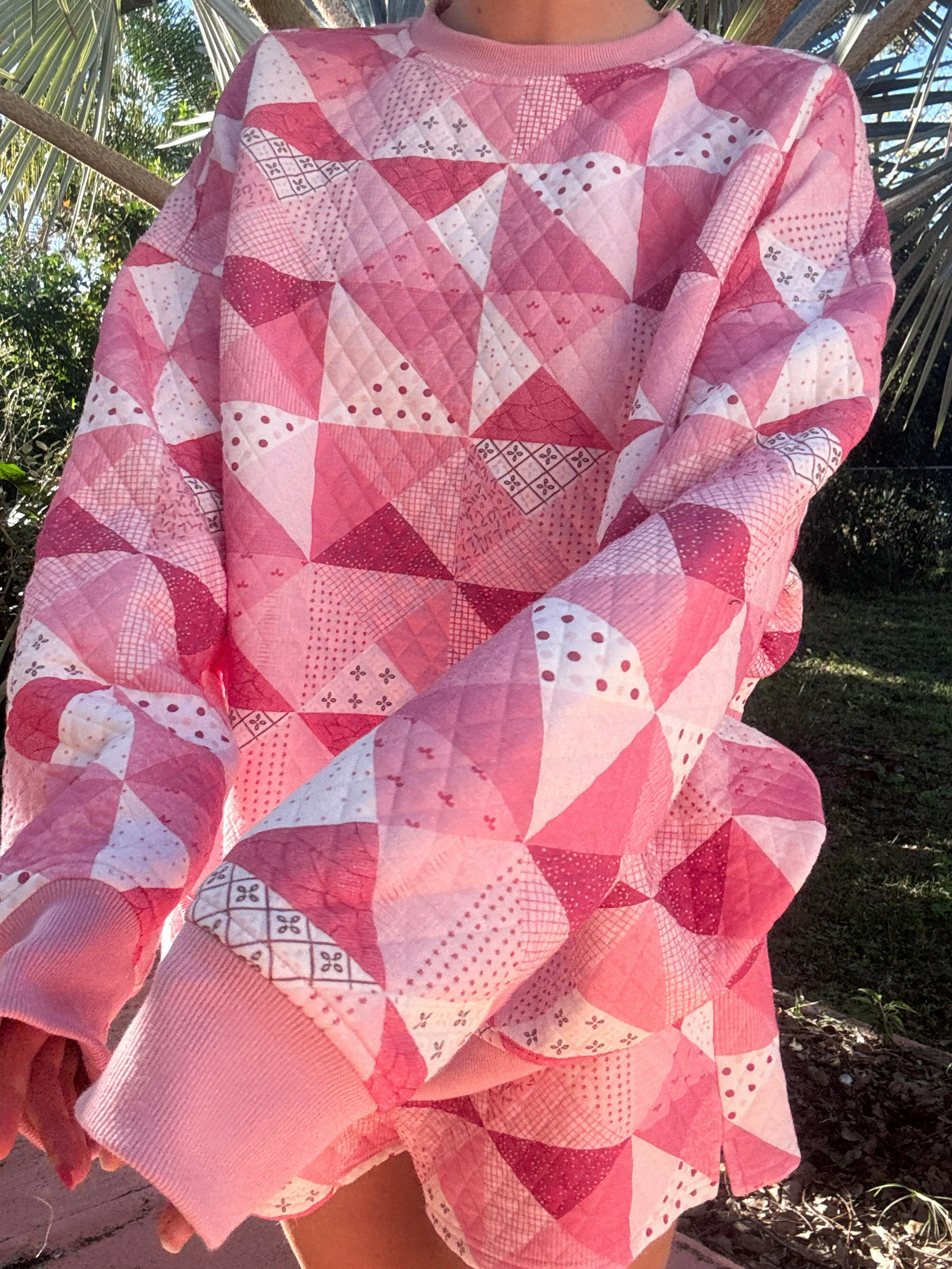 Gemma Quilted Patchwork Sweatshirt - Image 3