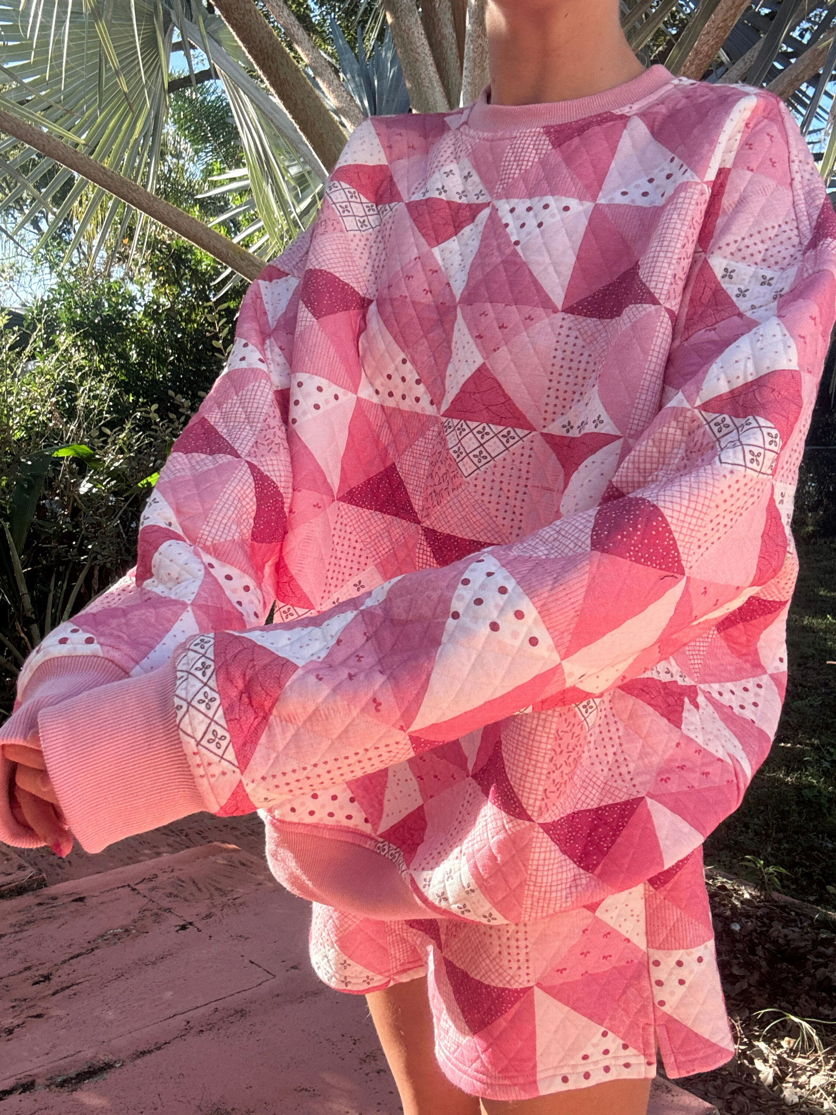 Gemma Quilted Patchwork Sweatshirt - Image 4