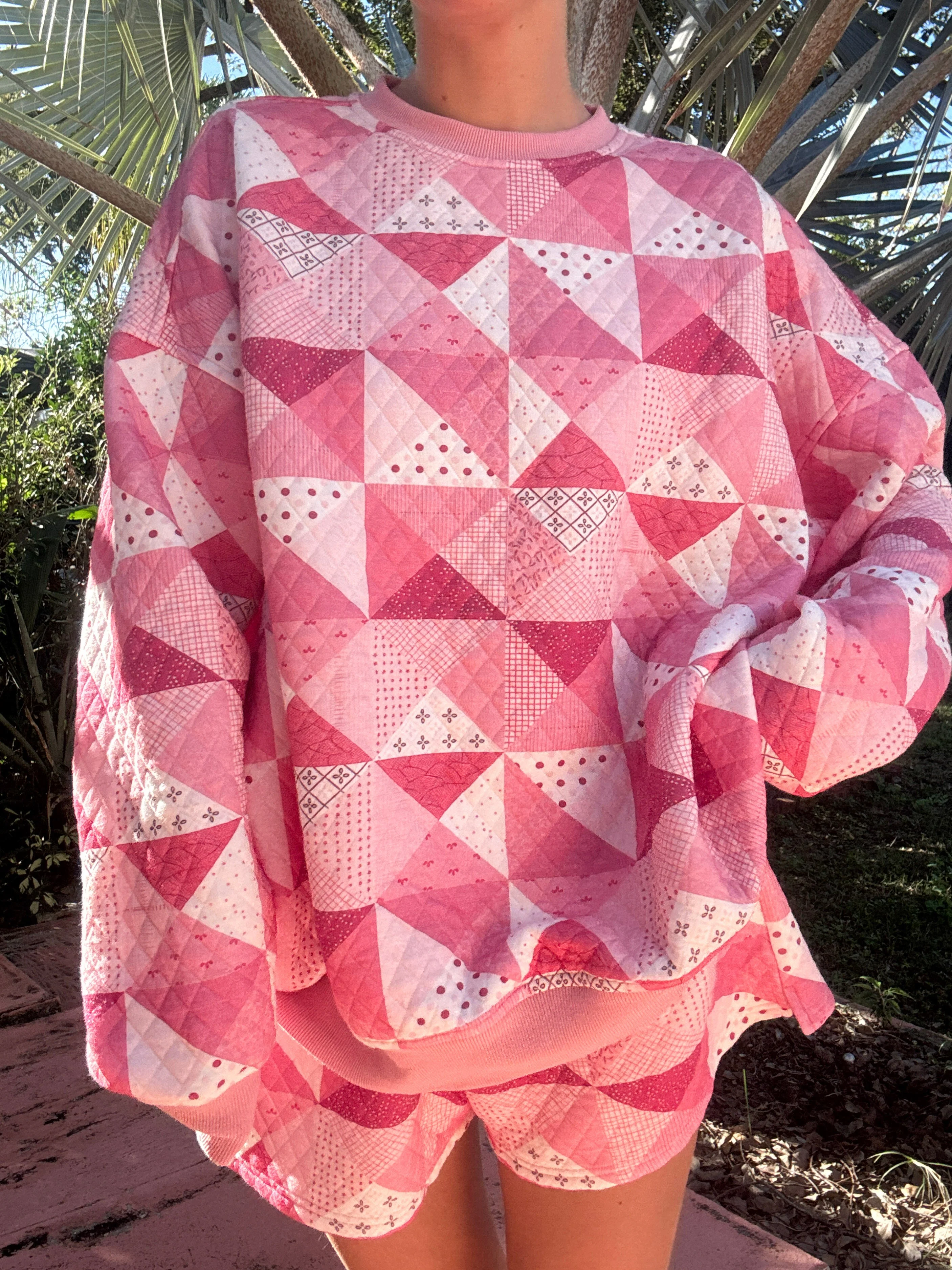 Gemma Quilted Patchwork Sweatshirt - Image 5