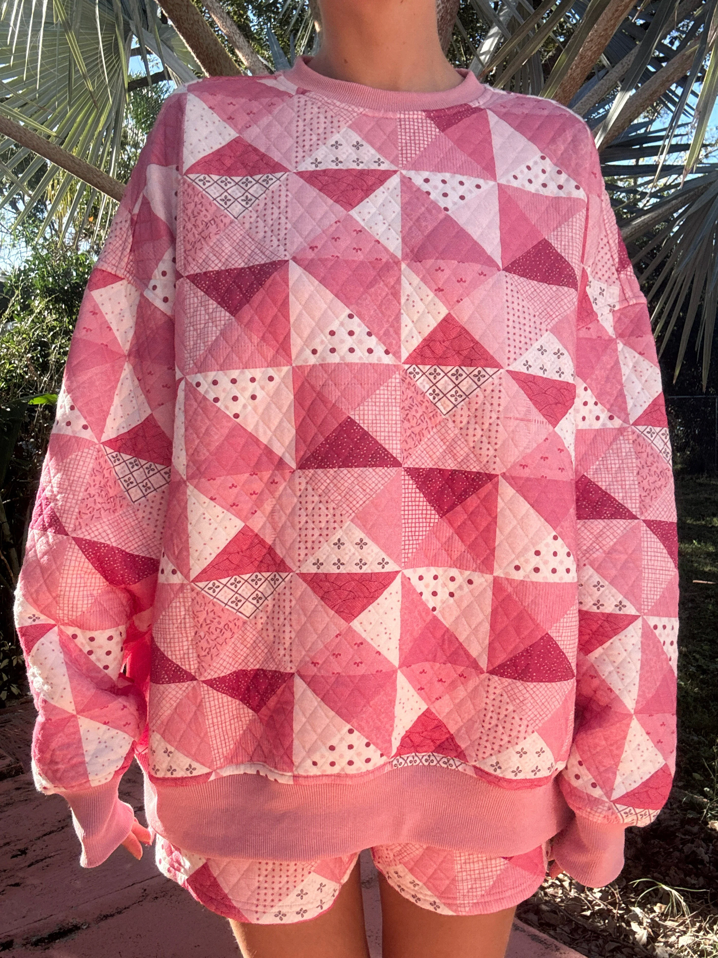 Gemma Quilted Patchwork Sweatshirt - Image 6