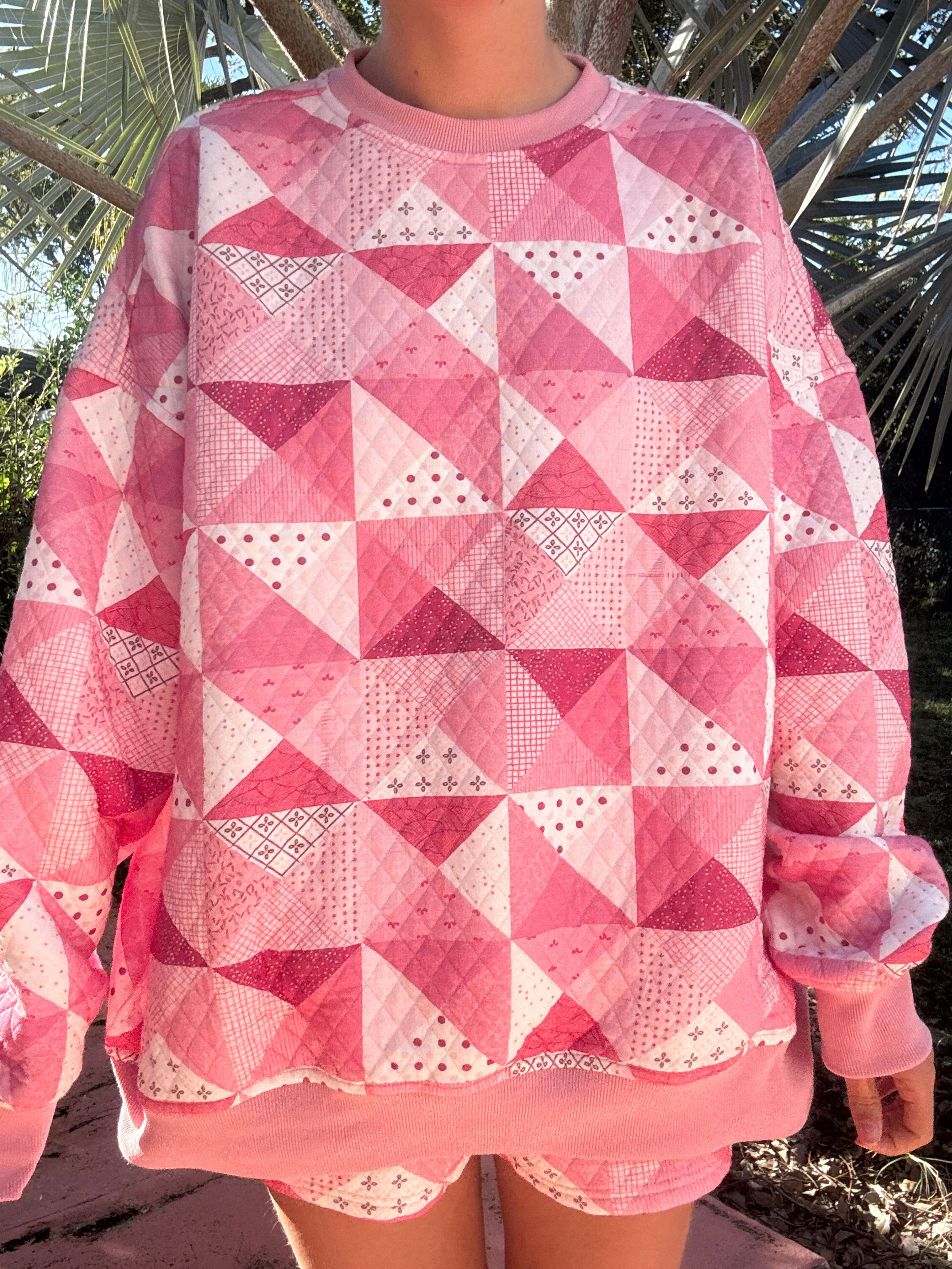 Gemma Quilted Patchwork Sweatshirt - Image 7