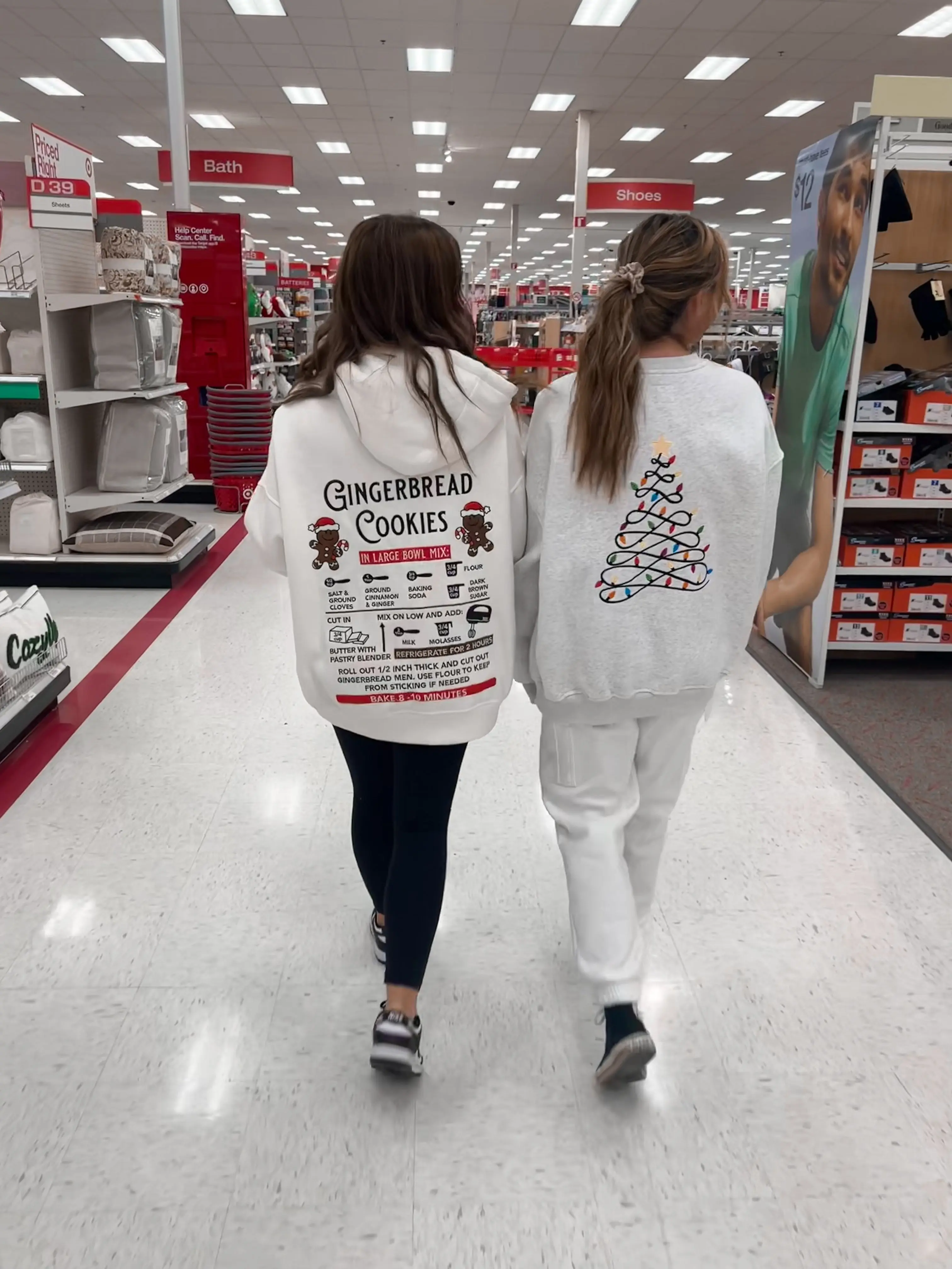Ivory Gingerbread Recipe Christmas Embroider Hoodie - Image 13