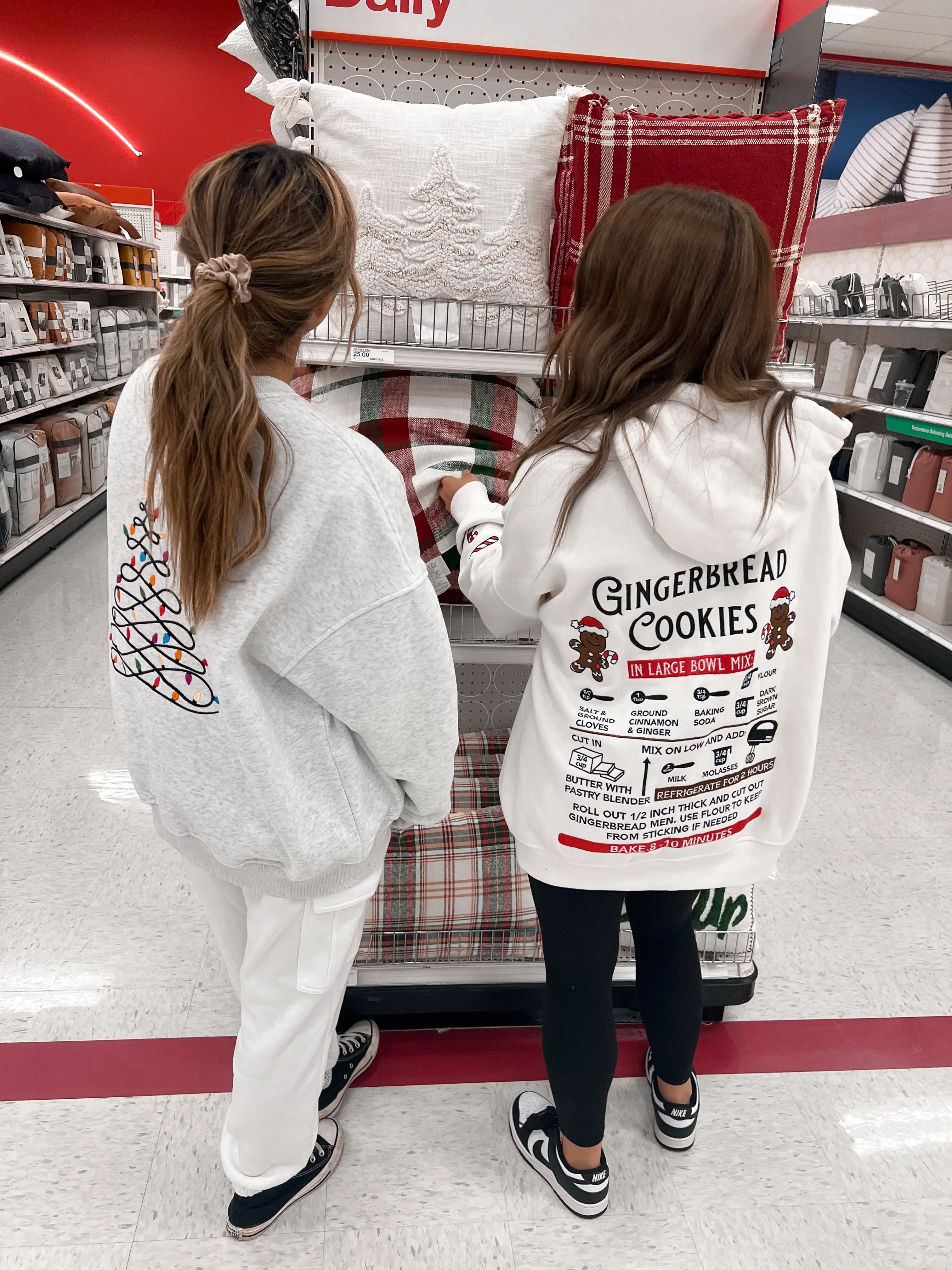 Ivory Gingerbread Recipe Christmas Embroider Hoodie - Image 14