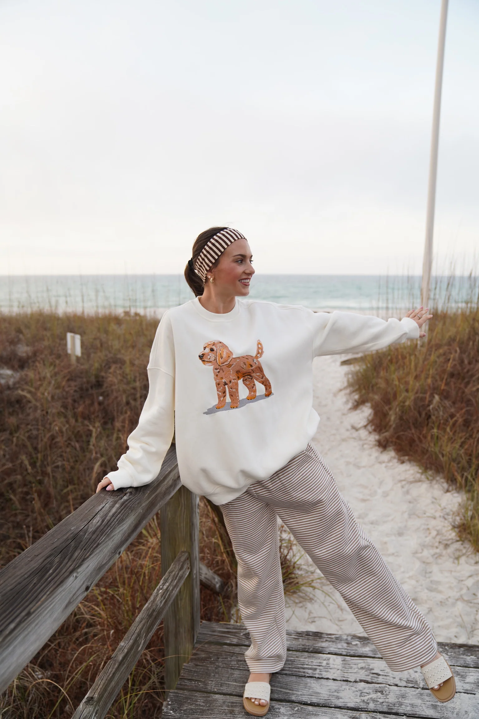 Golden Doodle Dog Embroider Sweatshirt - Image 10