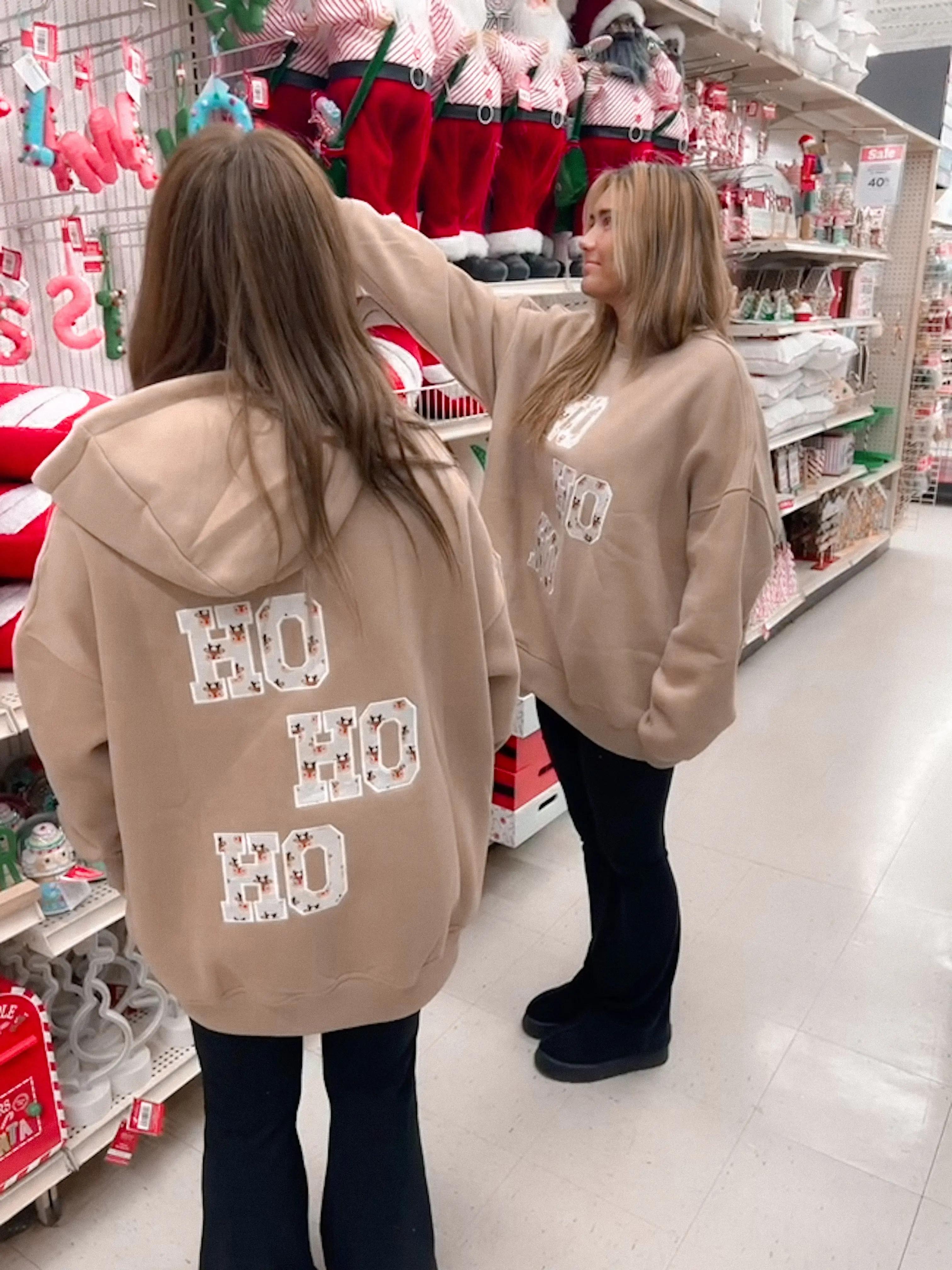 Grey Reindeer Hoodie - Image 12