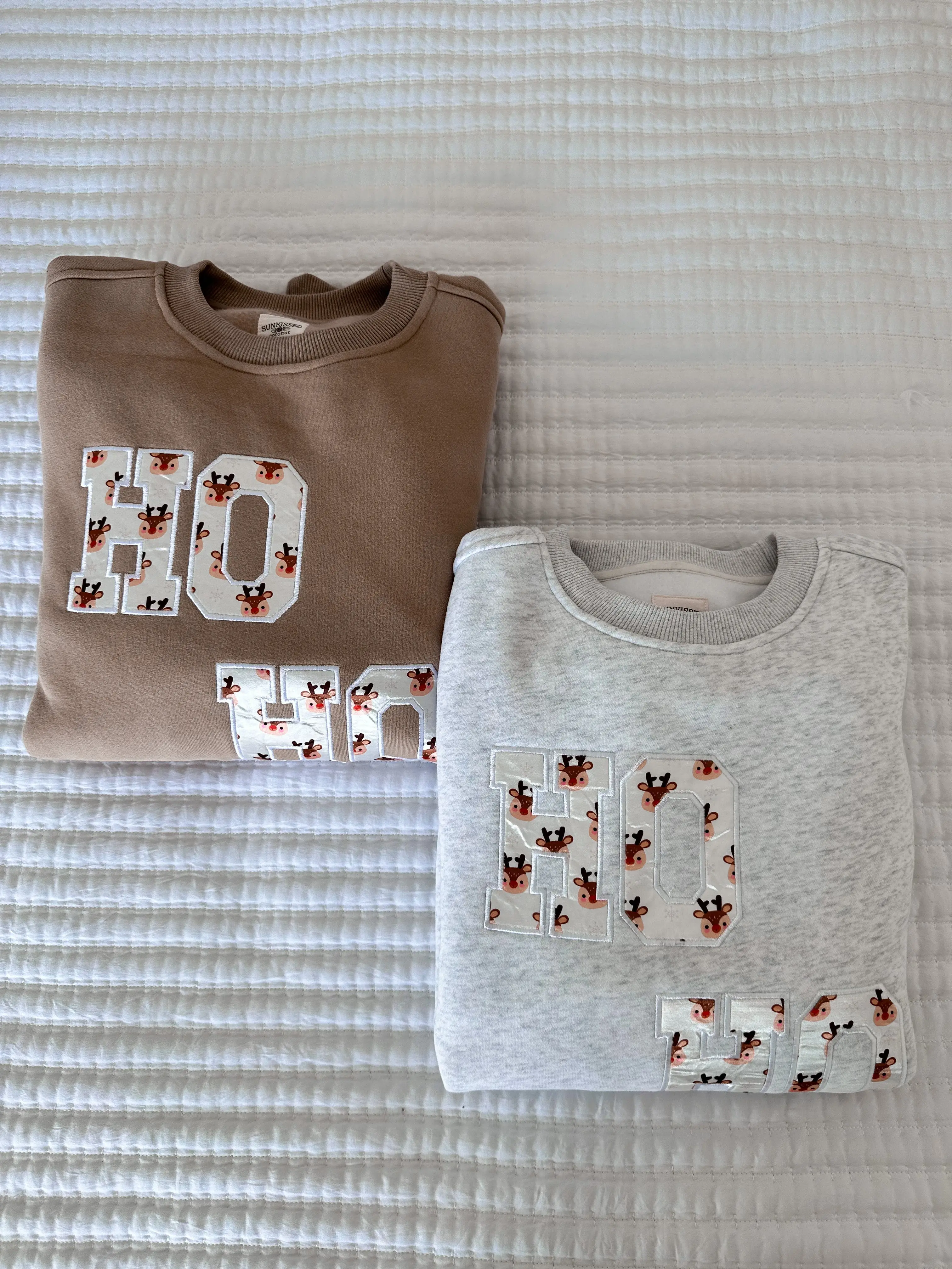 Pearl Grey Reindeer Sweatshirt - Image 5
