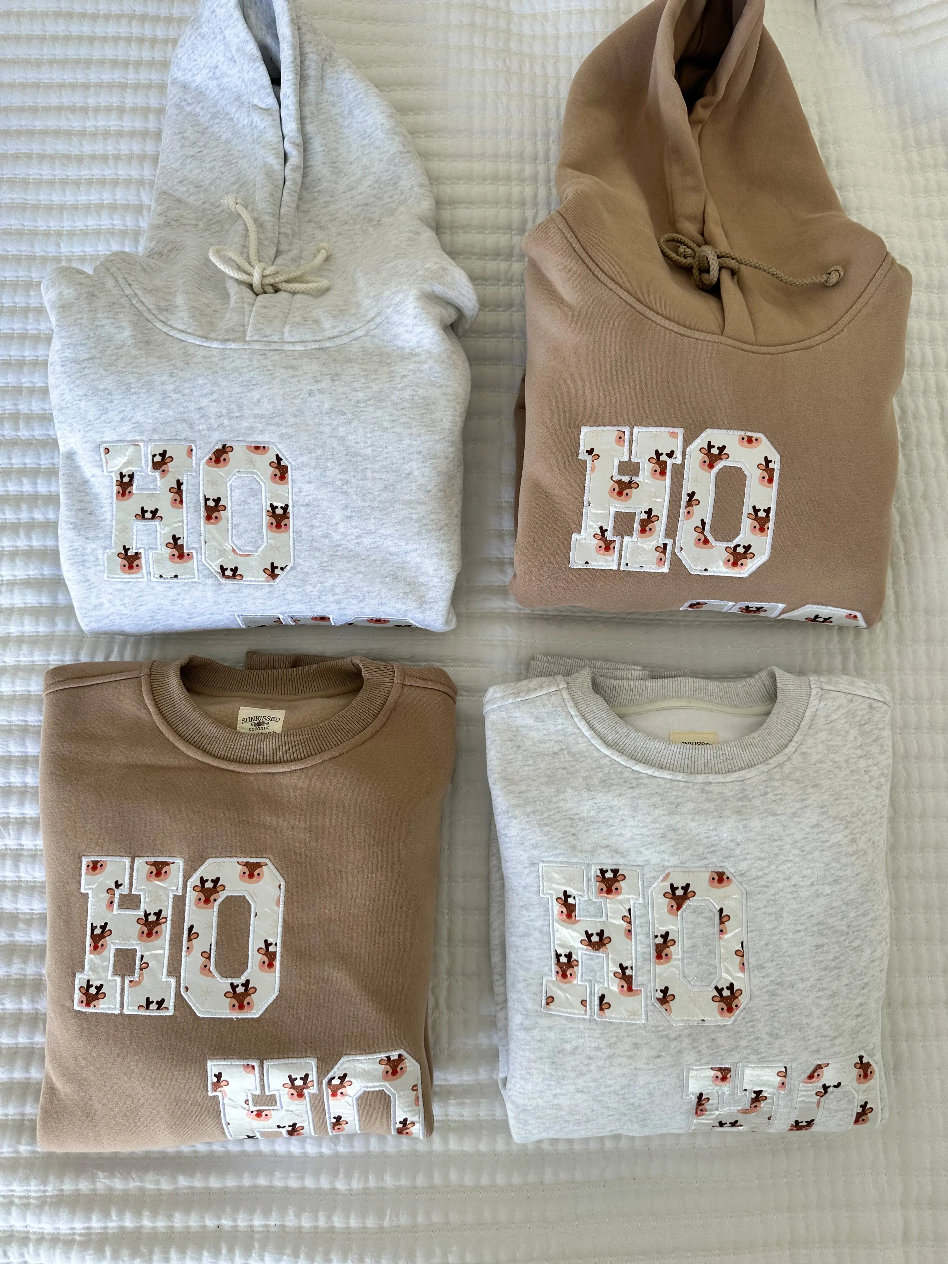 Pearl Grey Reindeer Sweatshirt - Image 7