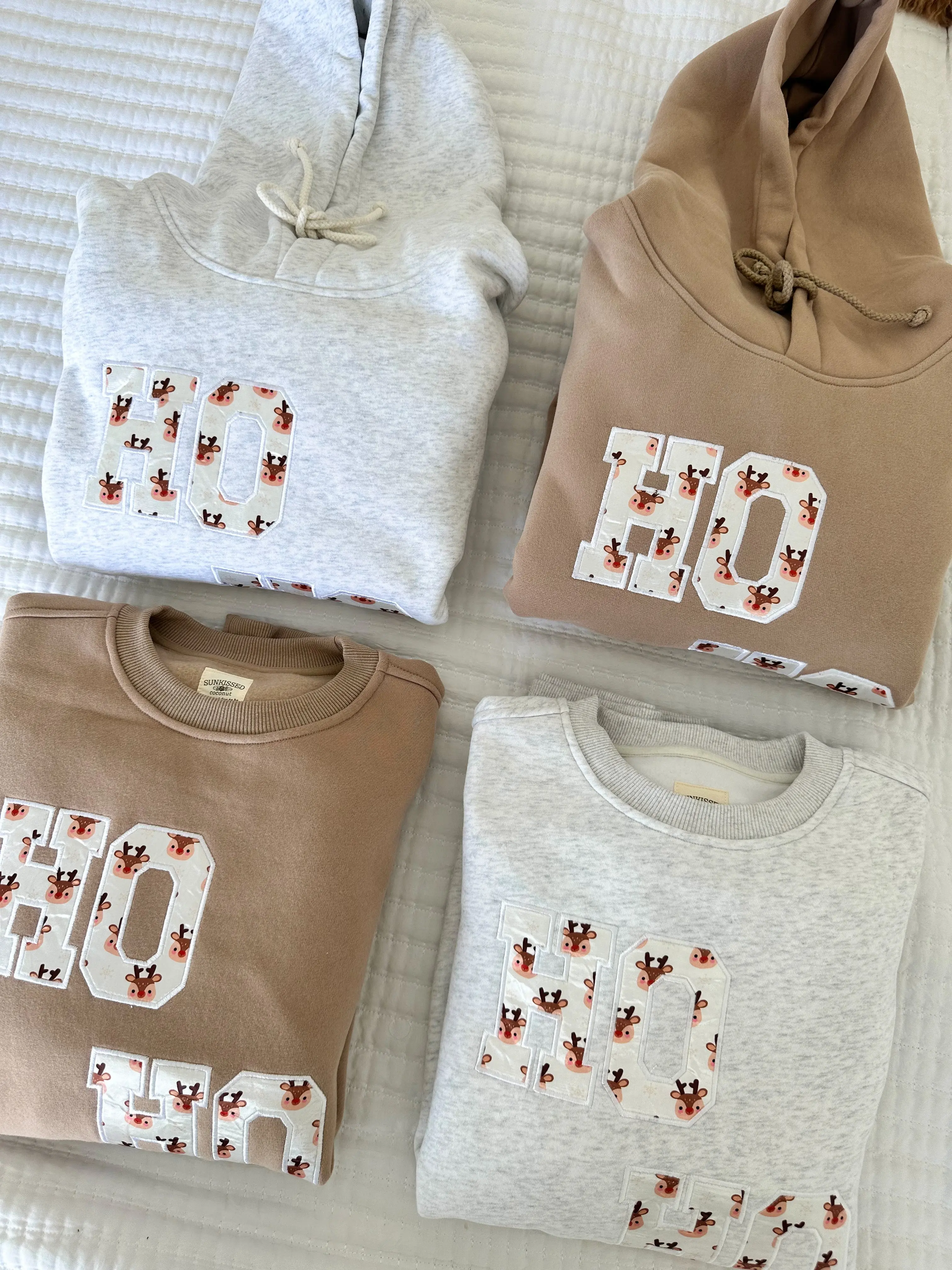 Pearl Grey Reindeer Sweatshirt - Image 8
