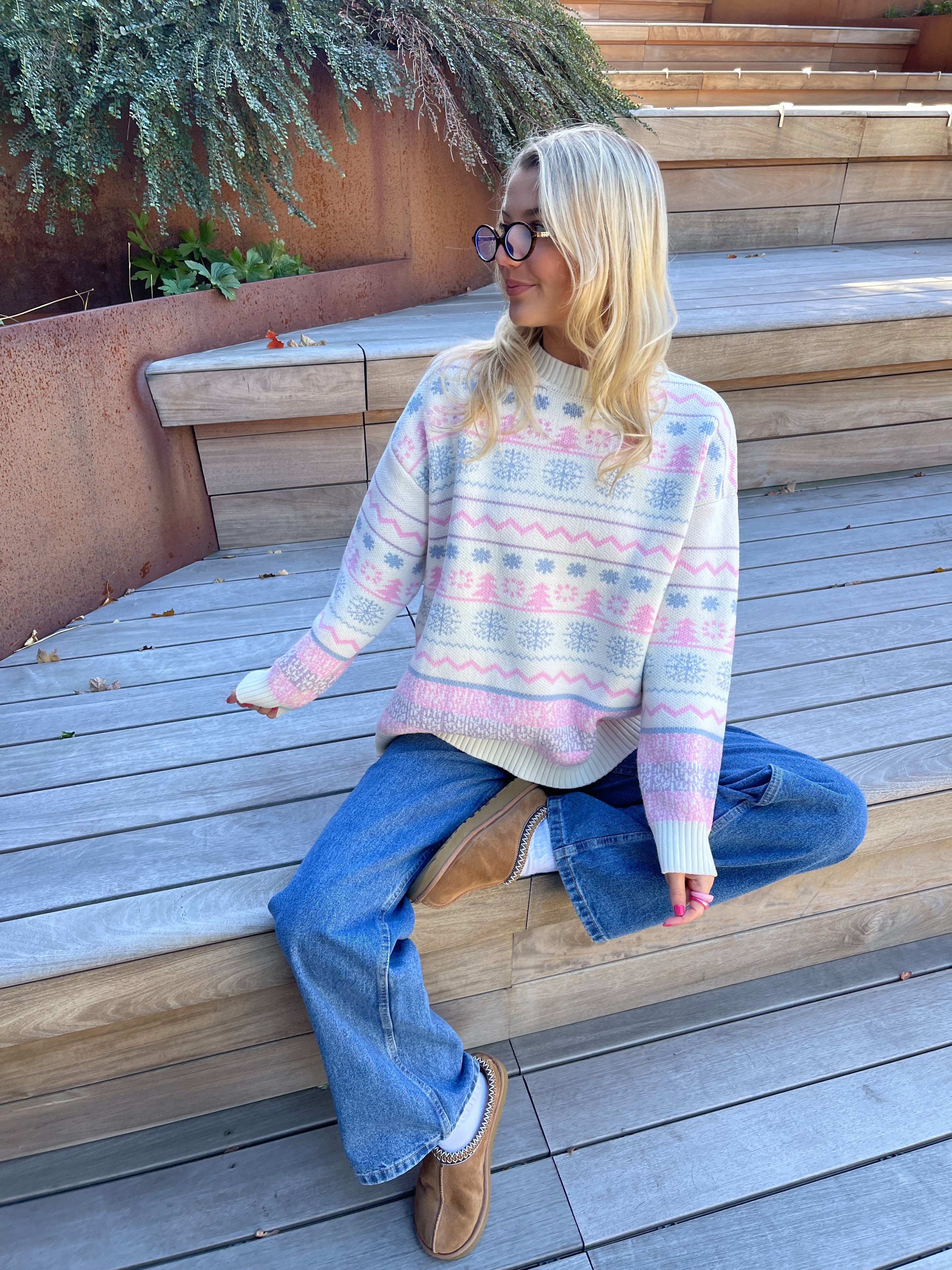 Icelandic Lights Winter Sweater - Image 2