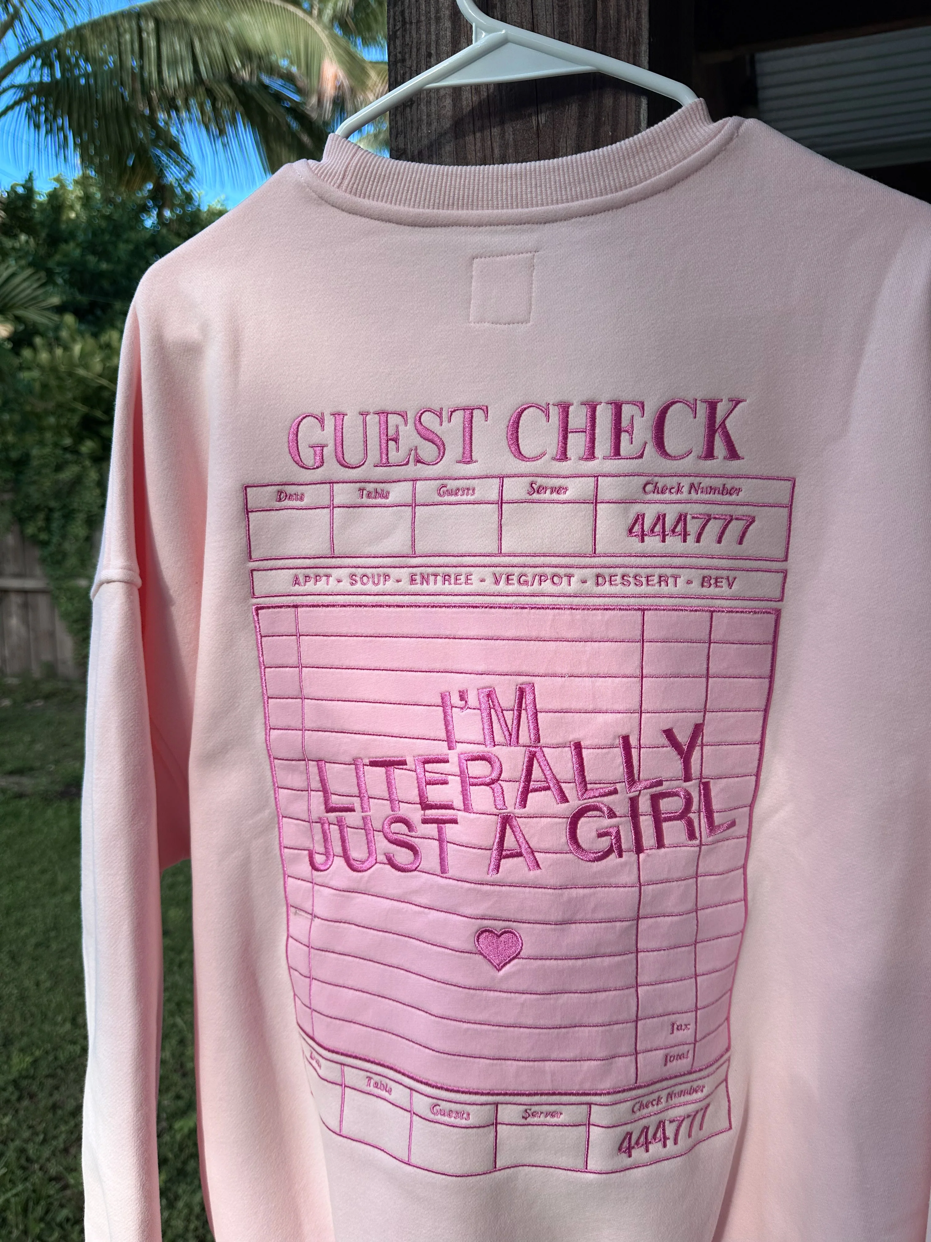 I'm Literally Just A Girl Sweatshirt - Image 3