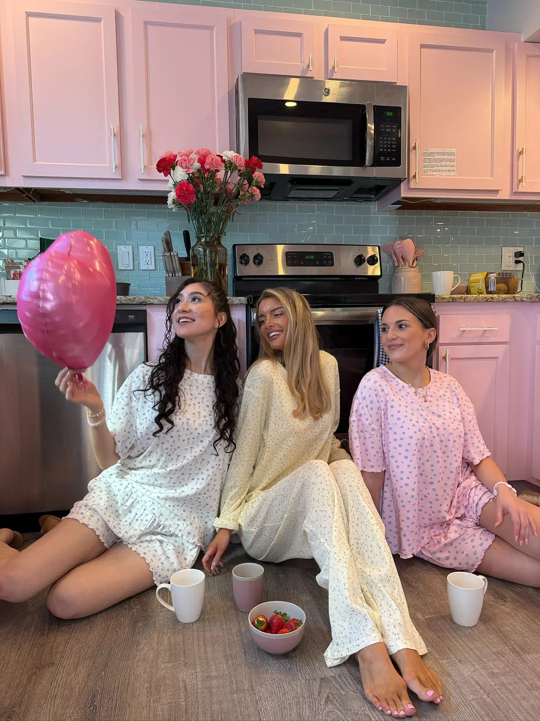Lemon Floral Pajama Pants - Image 3