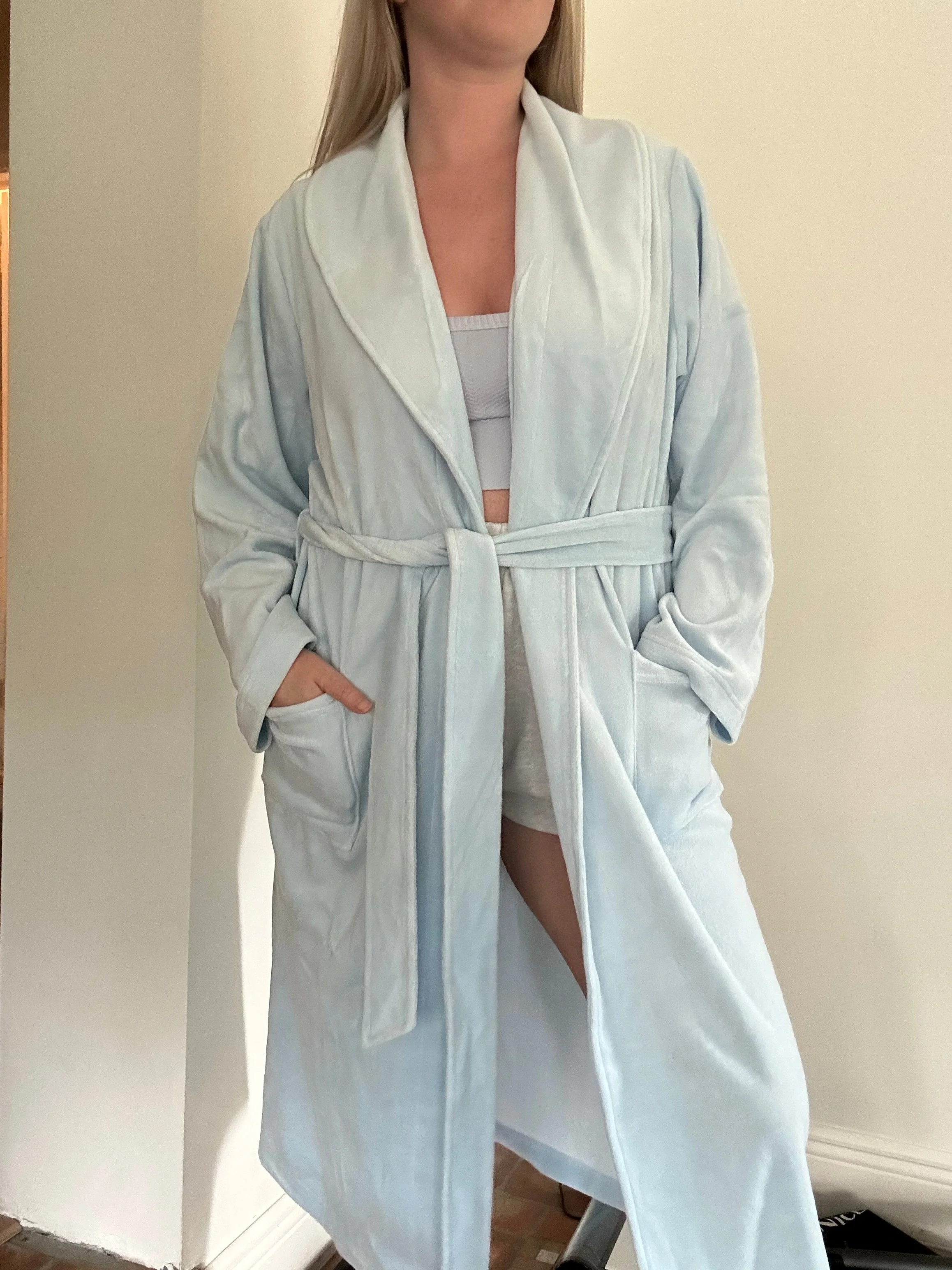 Light Blue Dream Hotel Robe - Image 13