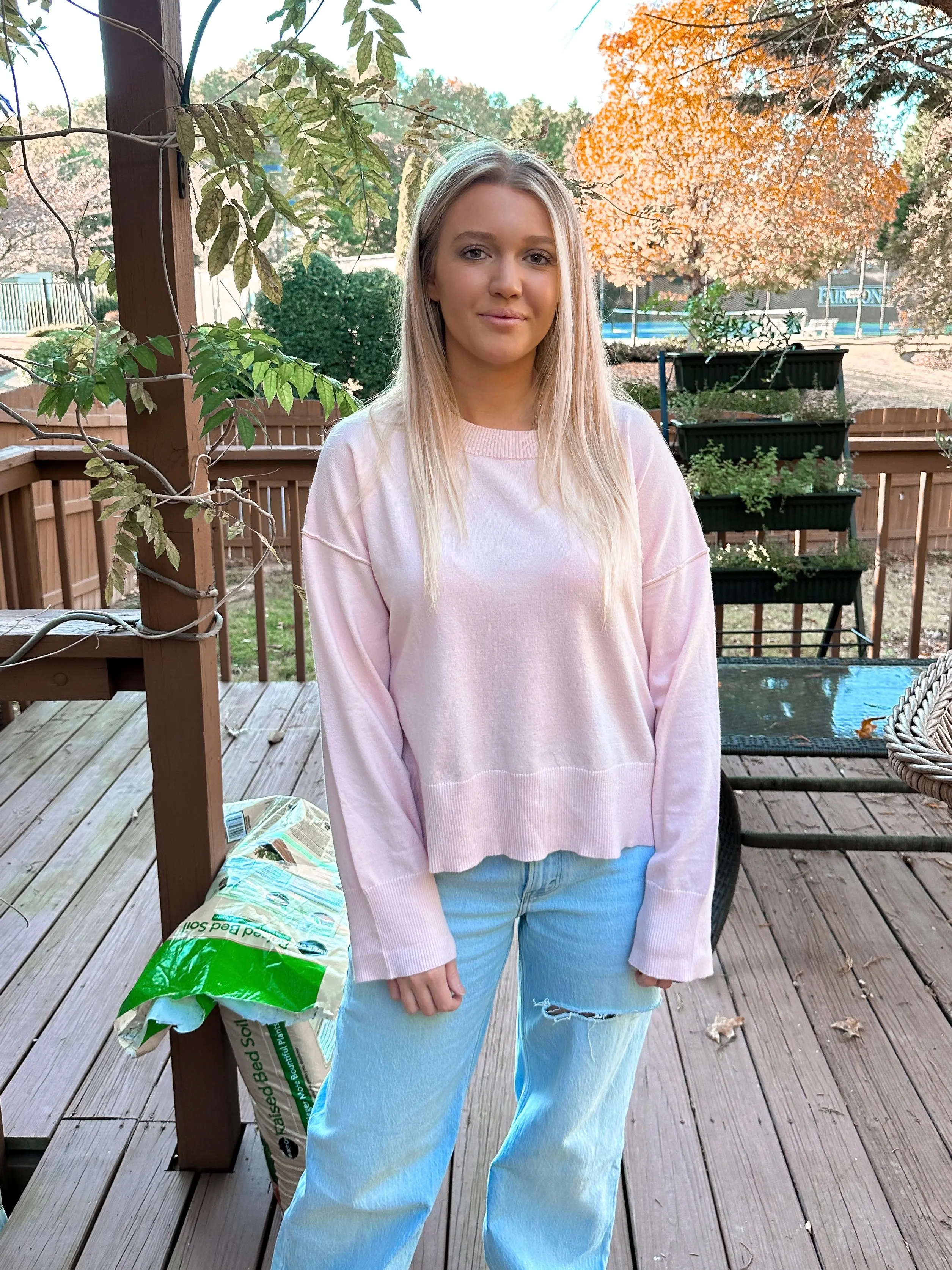 Pink Buttery Soft Sweater - Image 4
