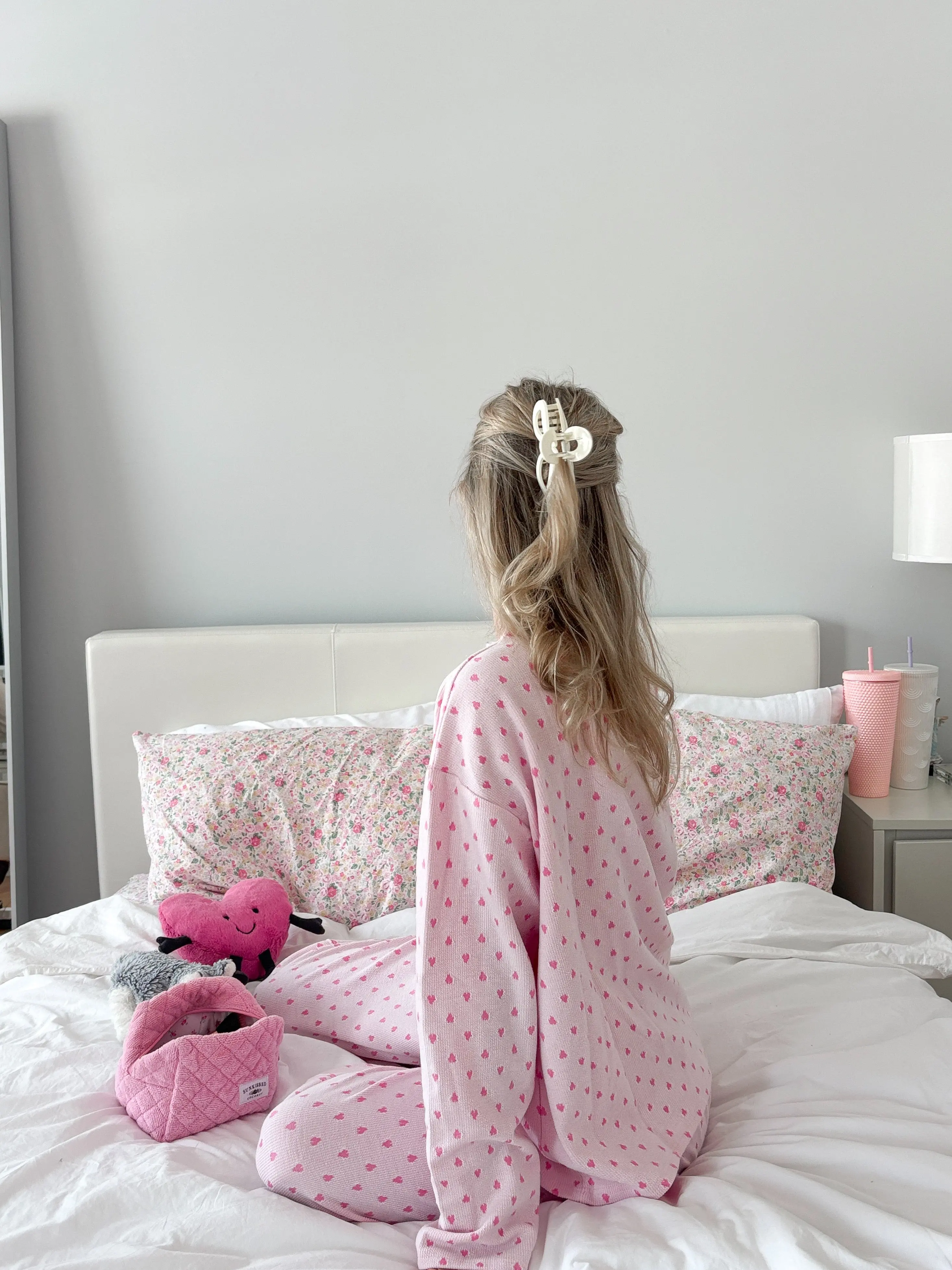 Heart Long Sleeve Pajama Top - Image 3