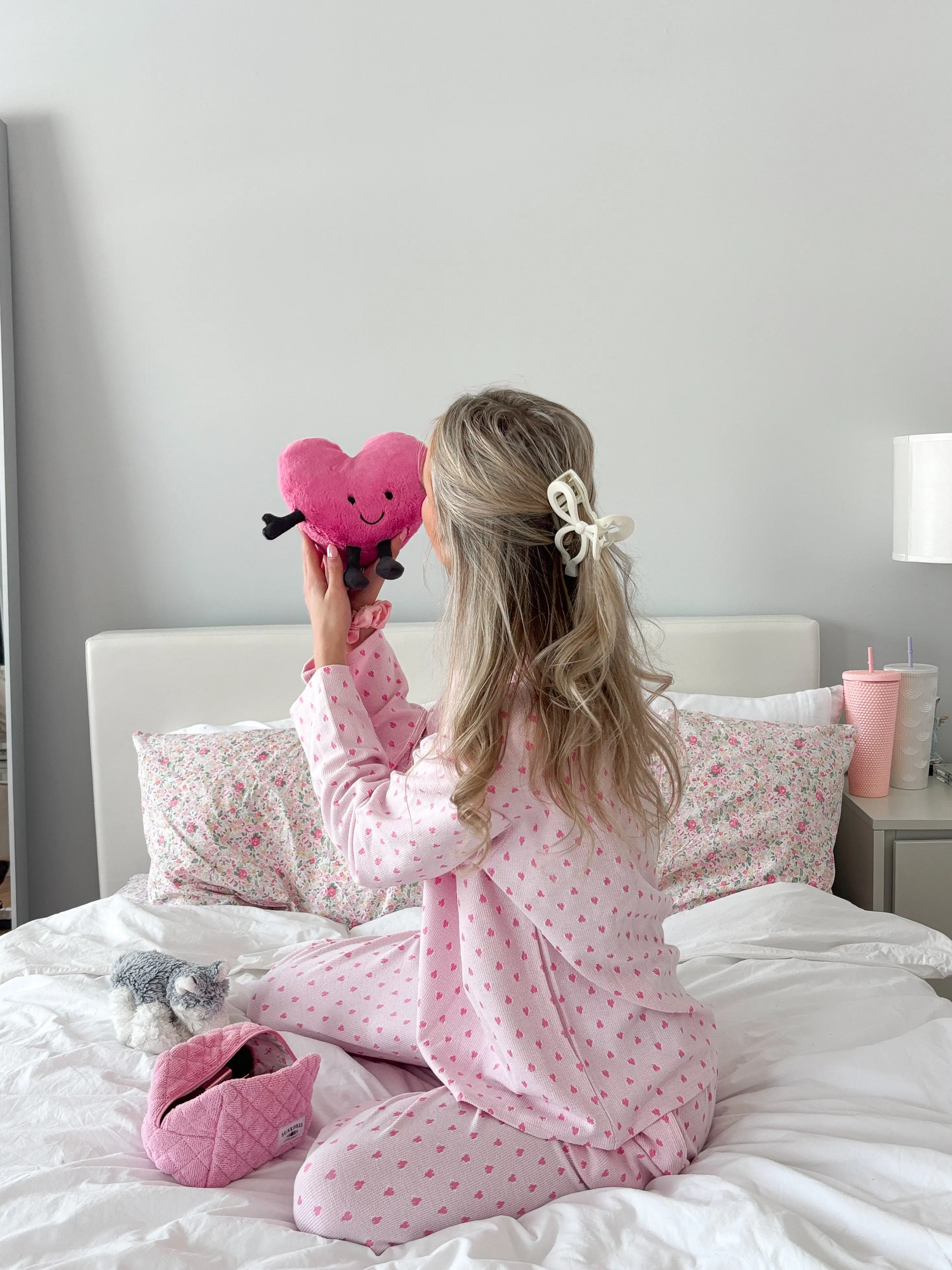 Heart Long Sleeve Pajama Top - Image 4