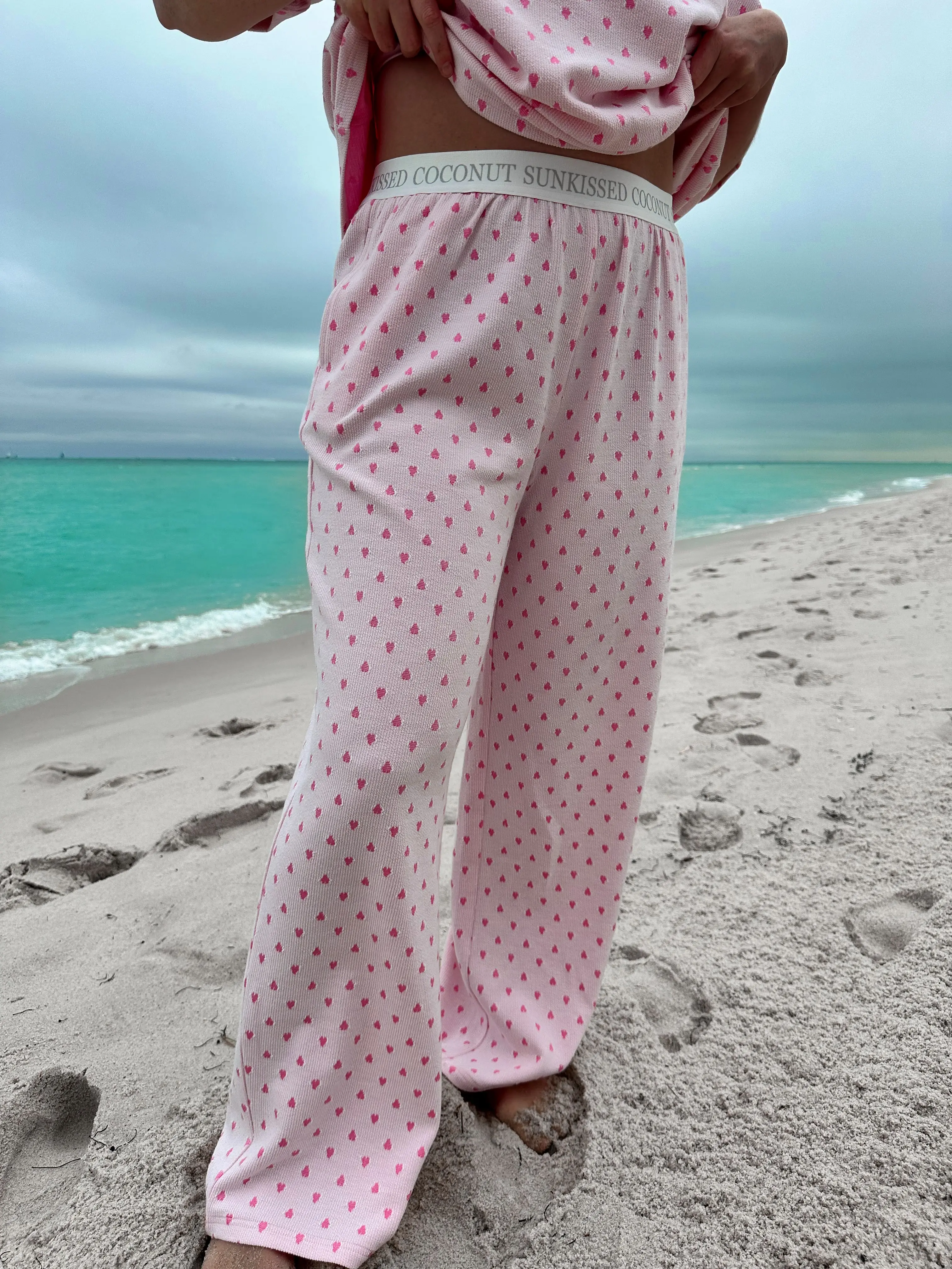Heart Long Sleeve Pajama Top - Image 9