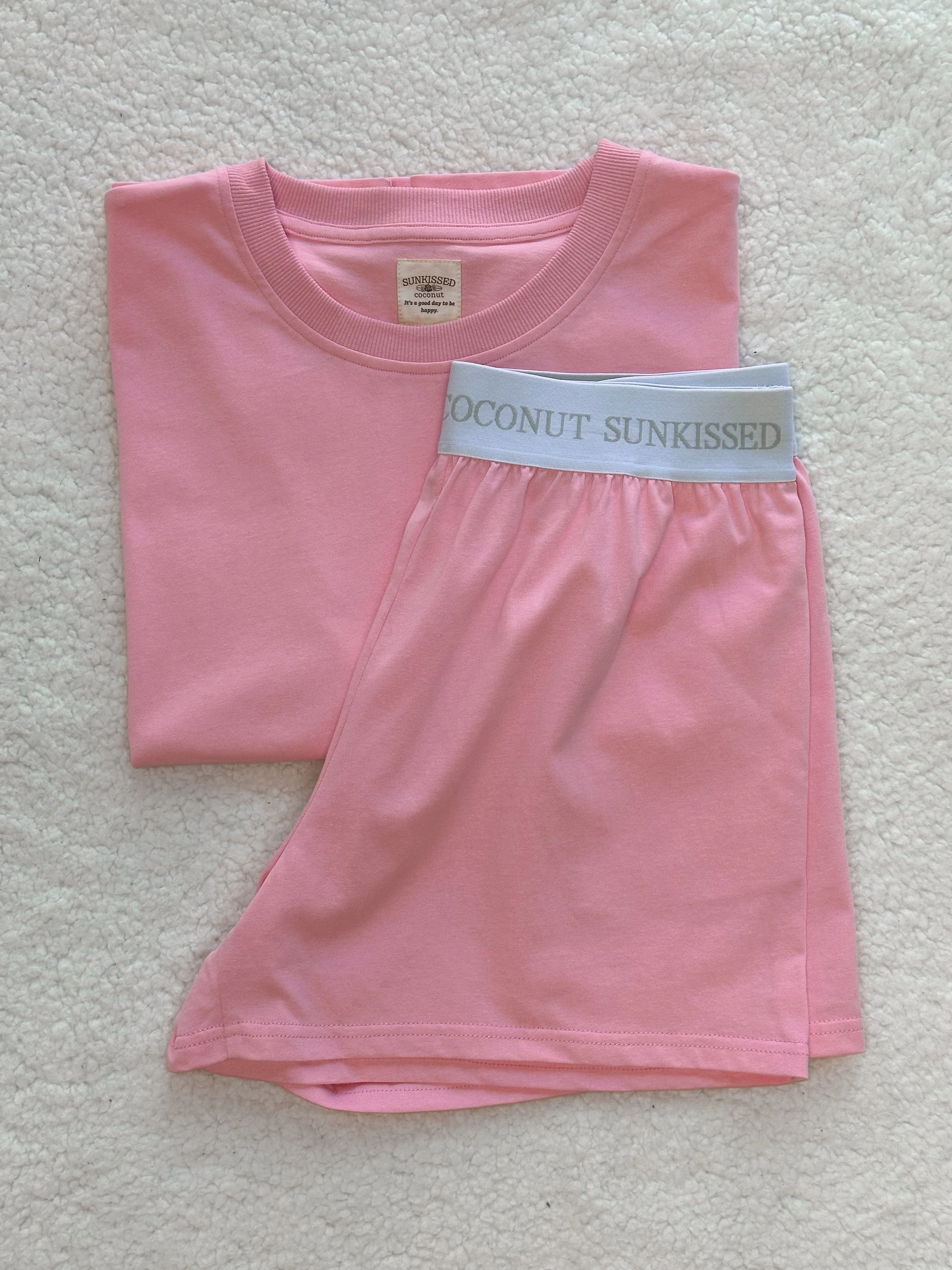 Lush Pink Basic Slightly Cropped Blank Tee - Image 6