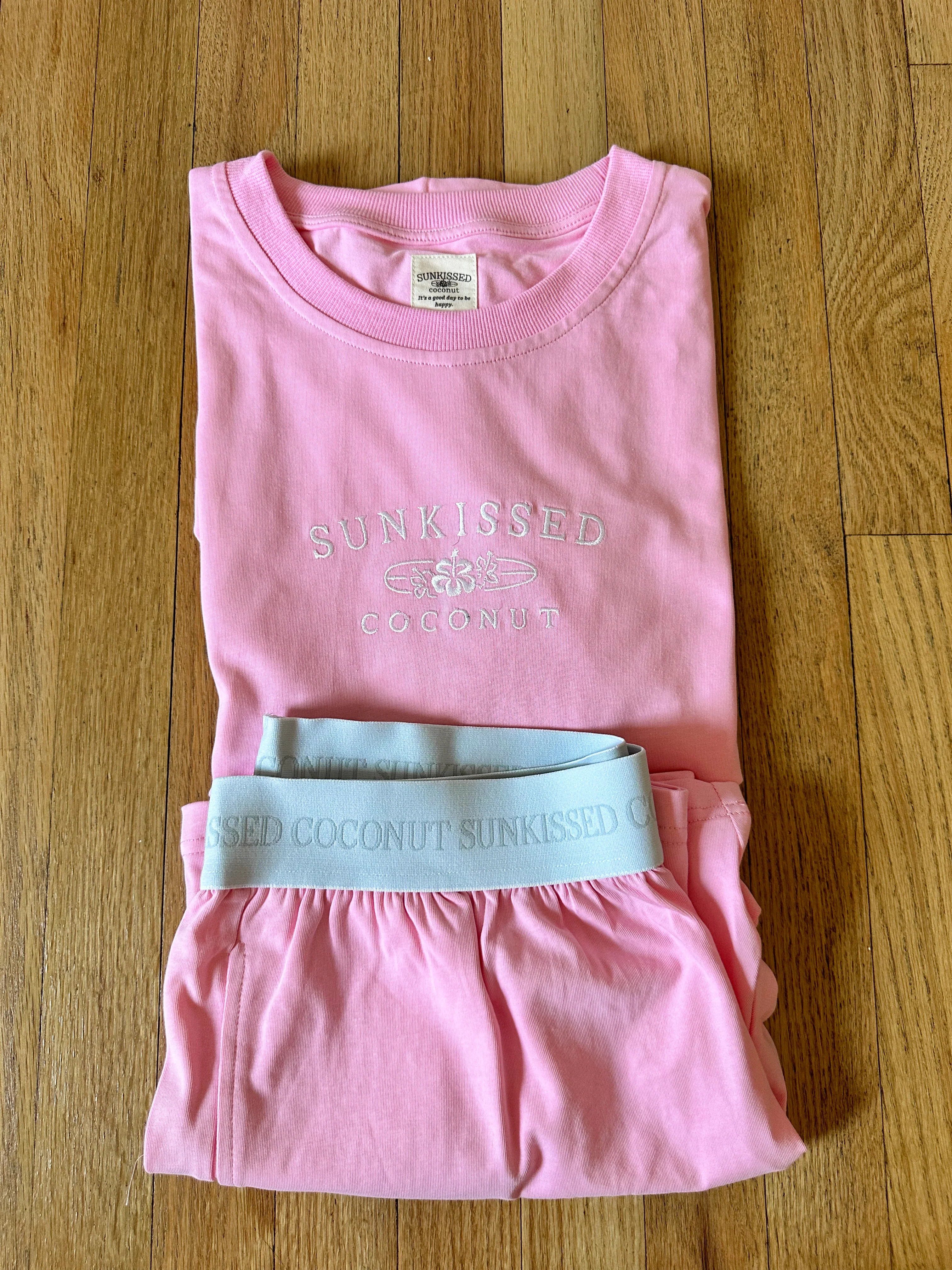 Lush Pink Basic Watercolor Shorts - Image 5