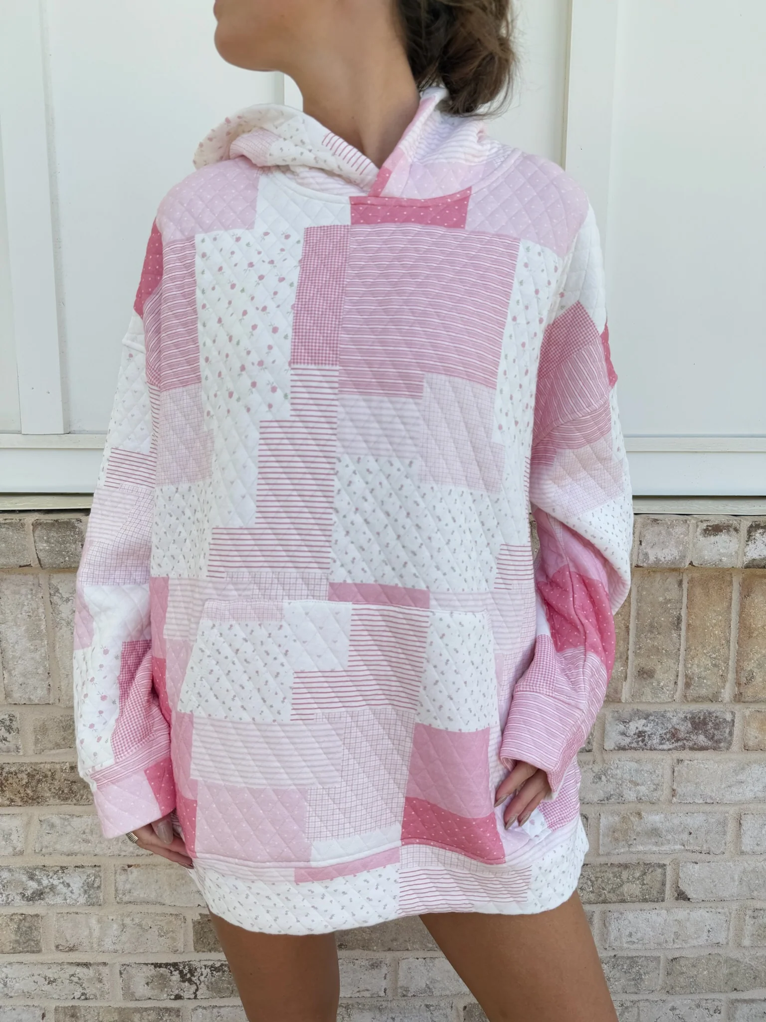 Margo Quilted Patchwork Hoodie