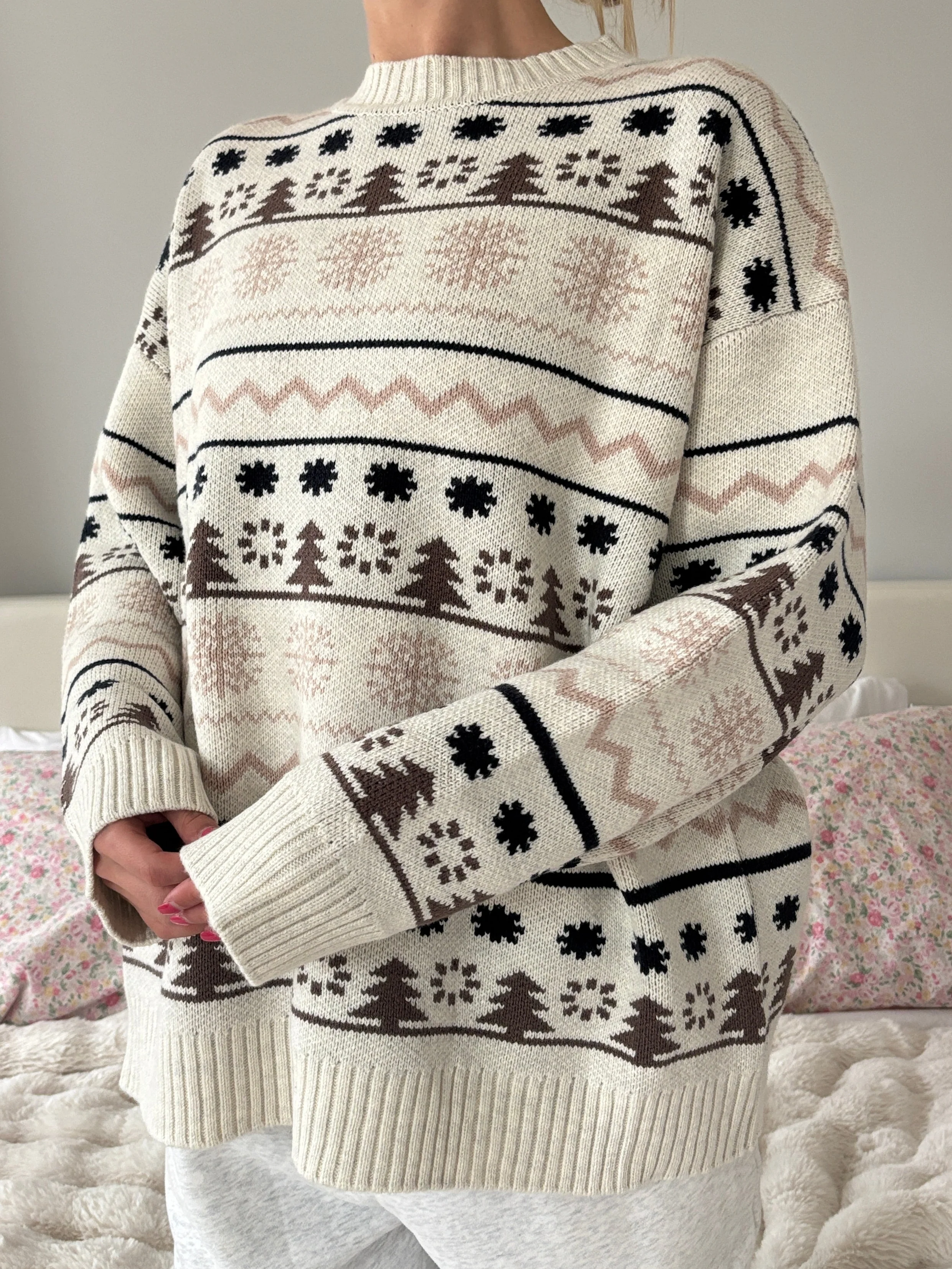 Moose Tracks Winter Sweater - Image 8