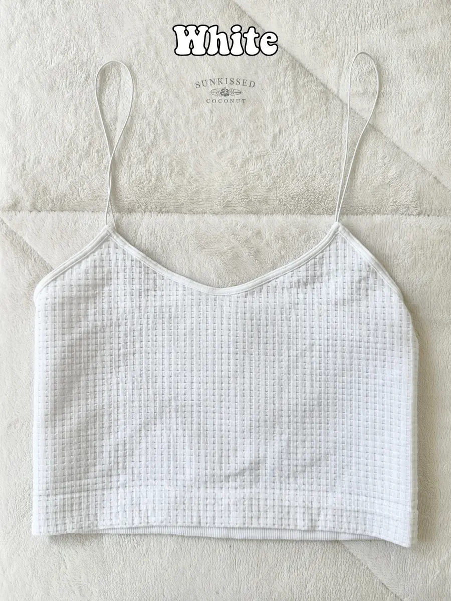 Neutral Waffle Seamless Nikibiki Camis - Image 2