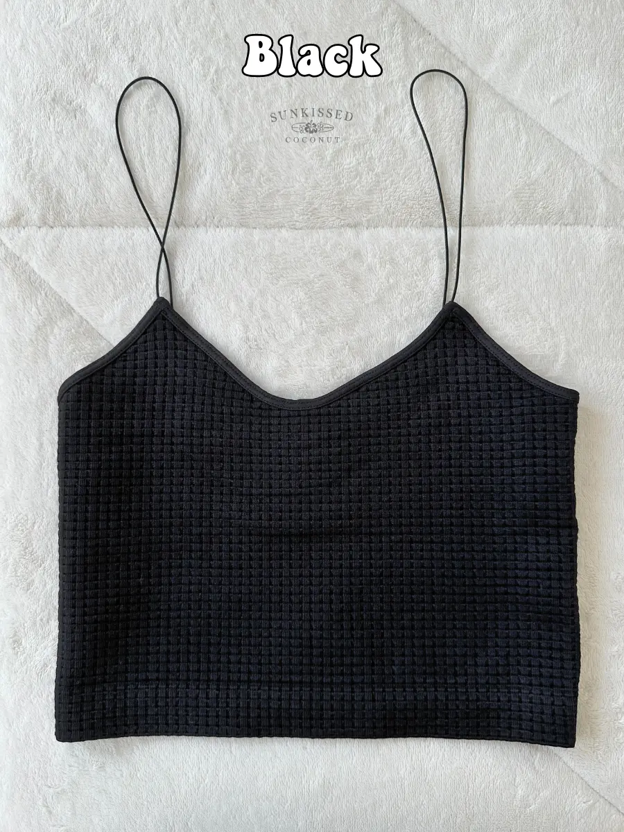 Neutral Waffle Seamless Nikibiki Camis - Image 4